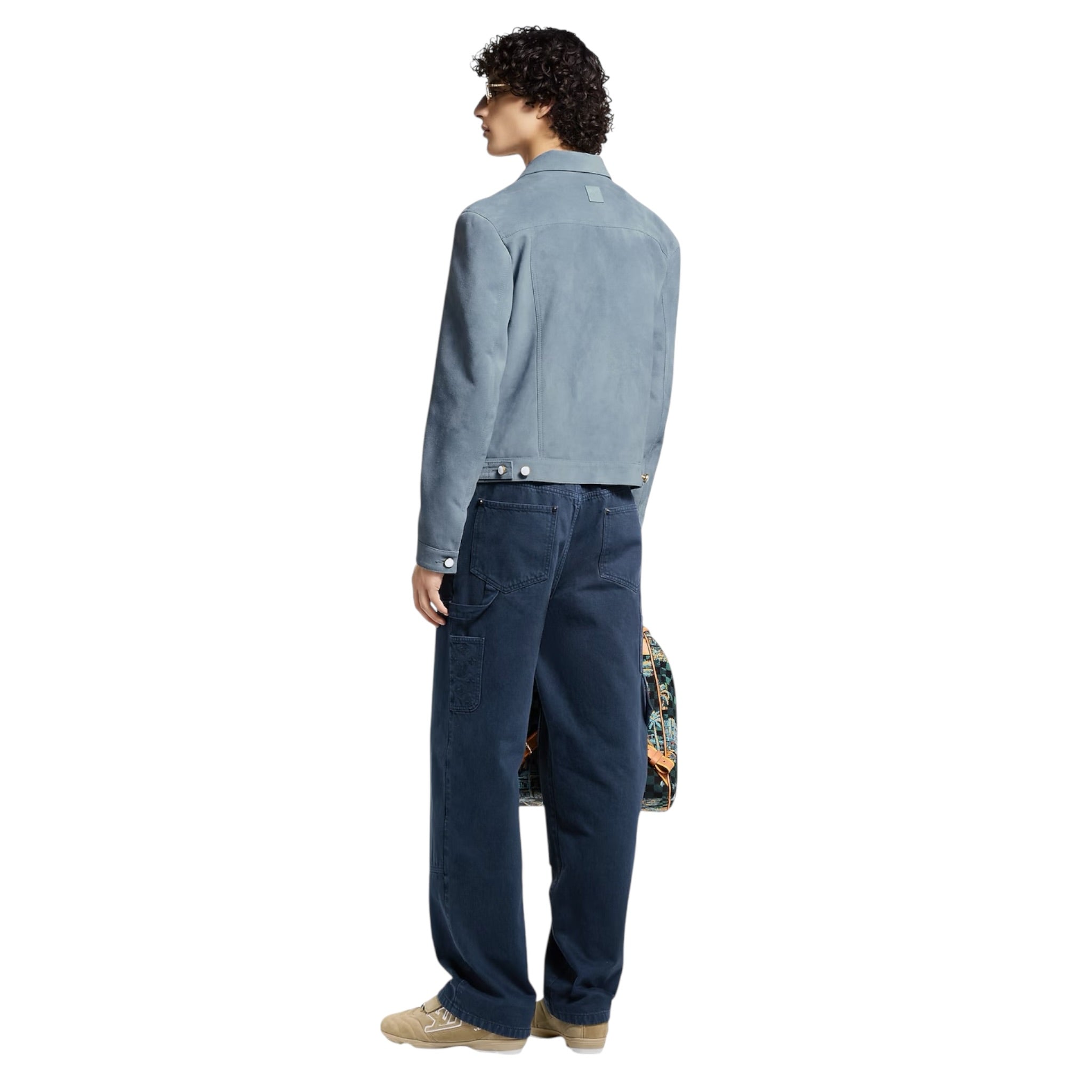 Garment-Dyed Denim Carpenter Pants