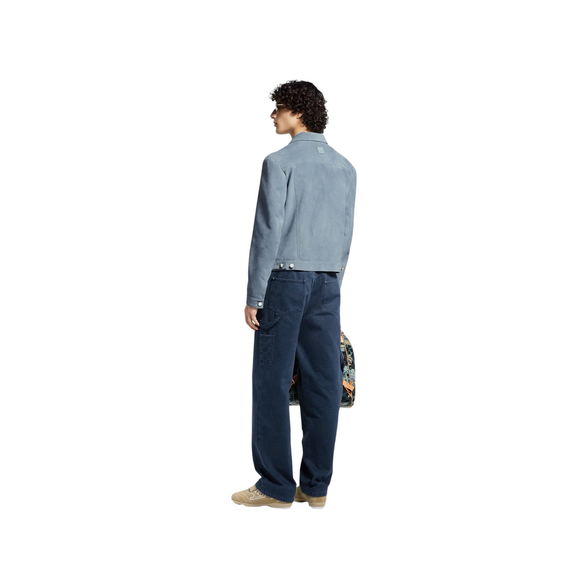 Garment-Dyed Denim Carpenter Pants