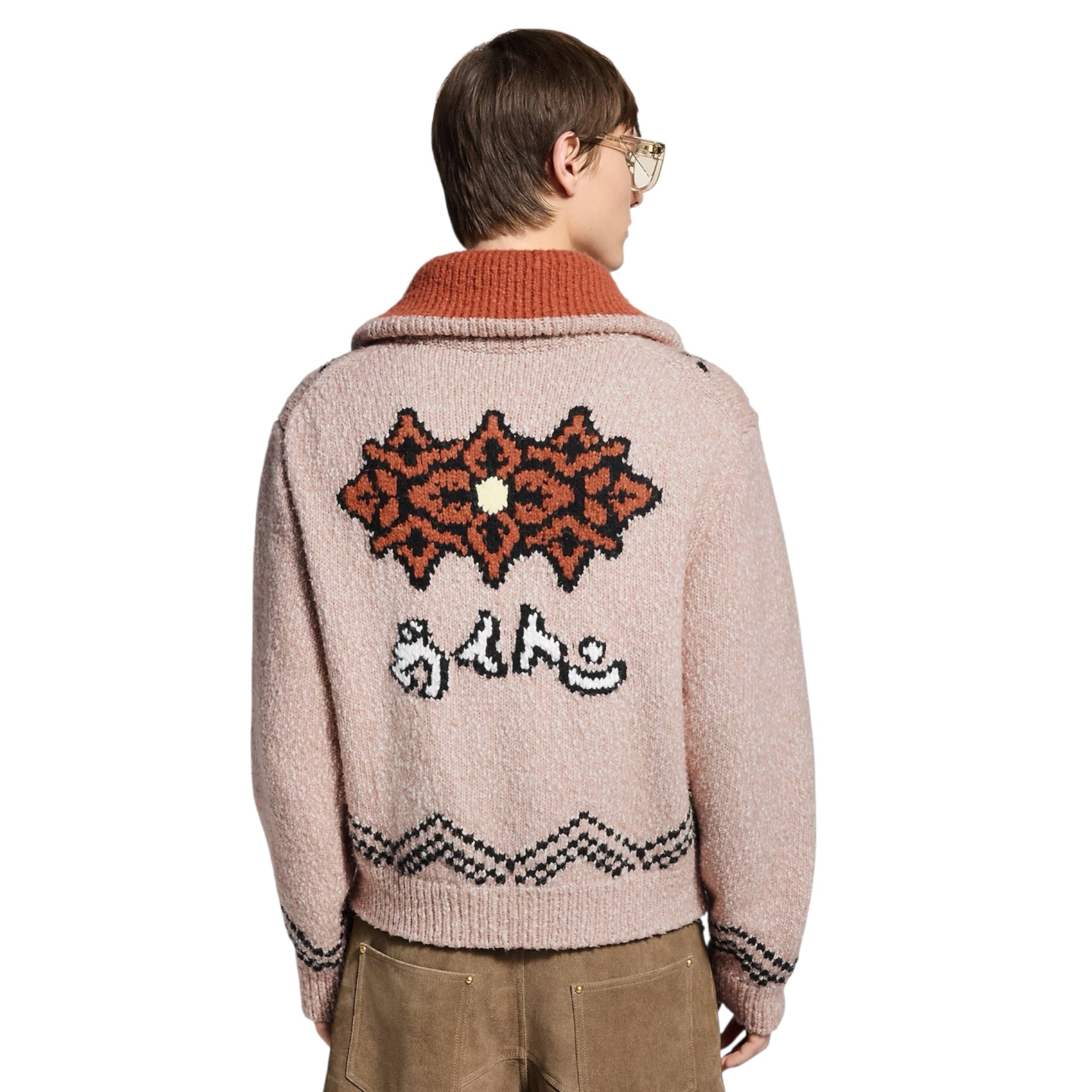 Zippered Knitted Blouson