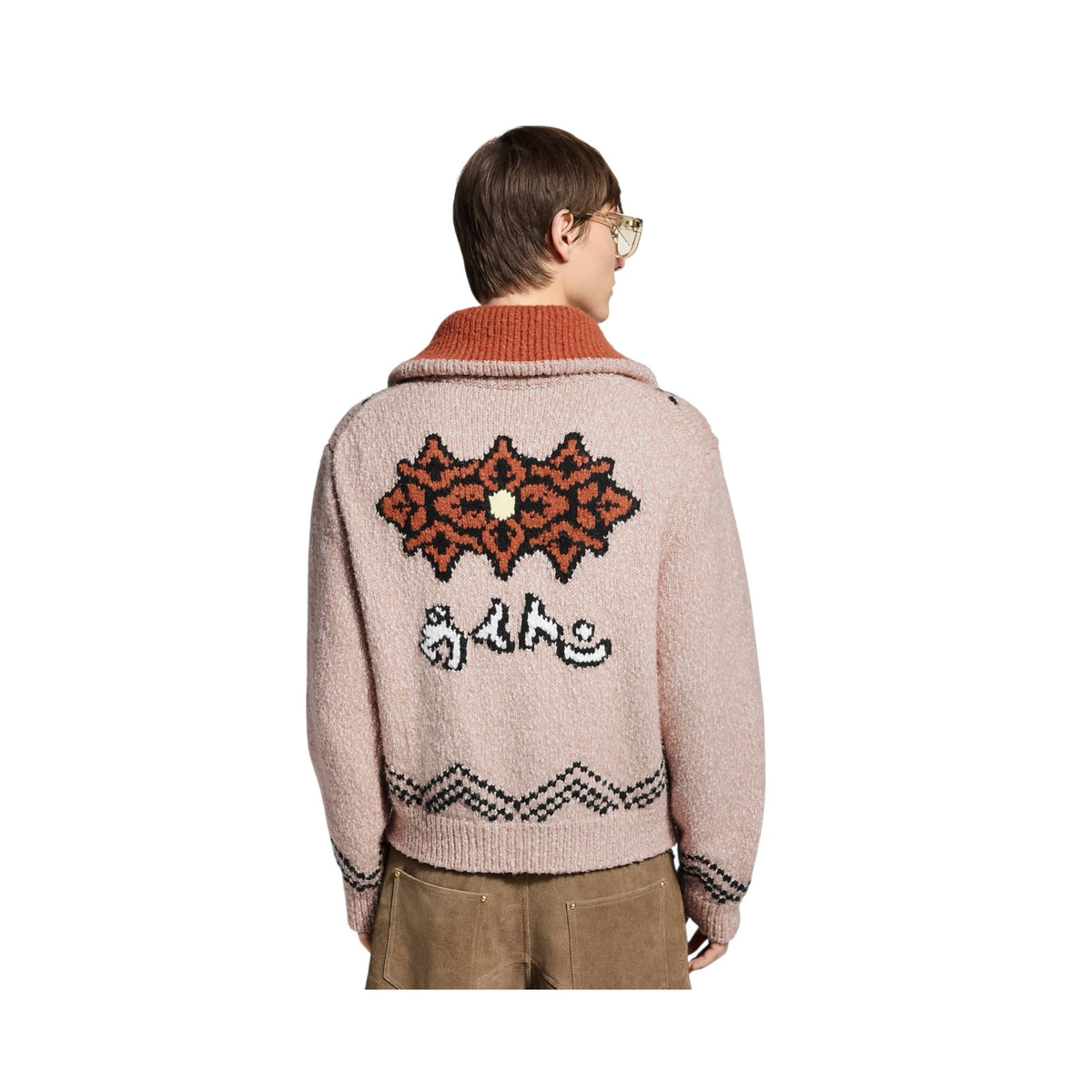 Zippered Knitted Blouson