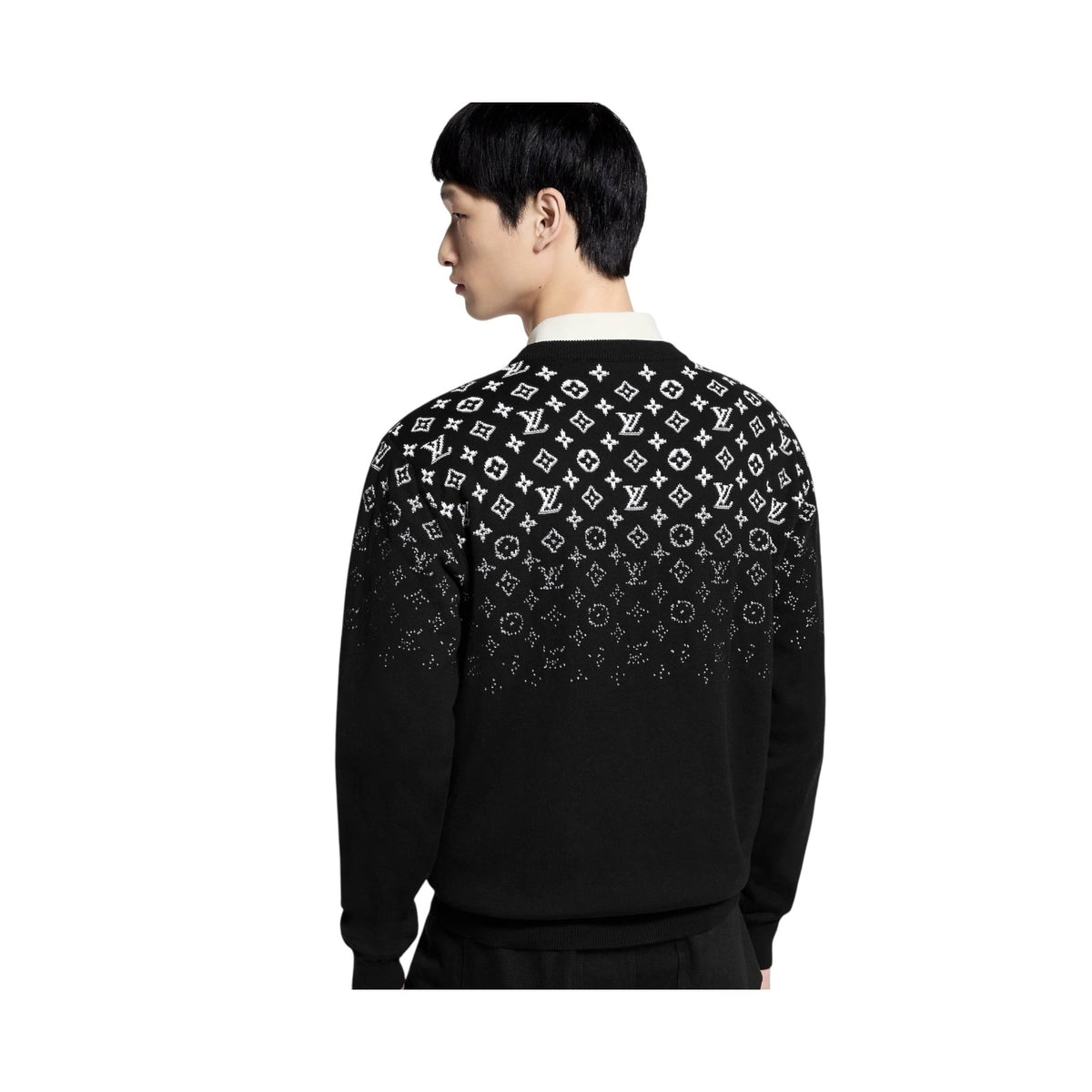Gradient Cotton Crewneck