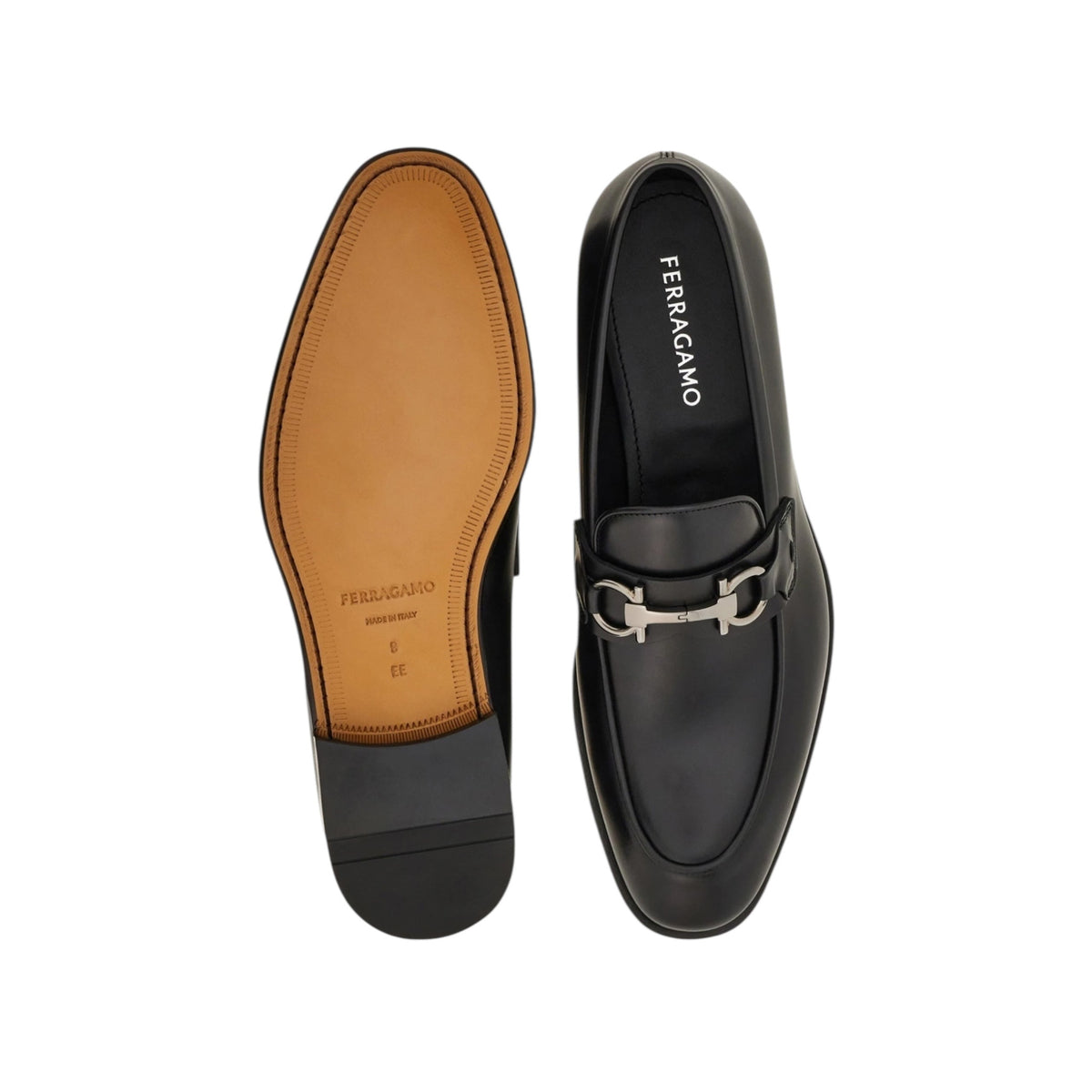 Loafer with Gancini buckle