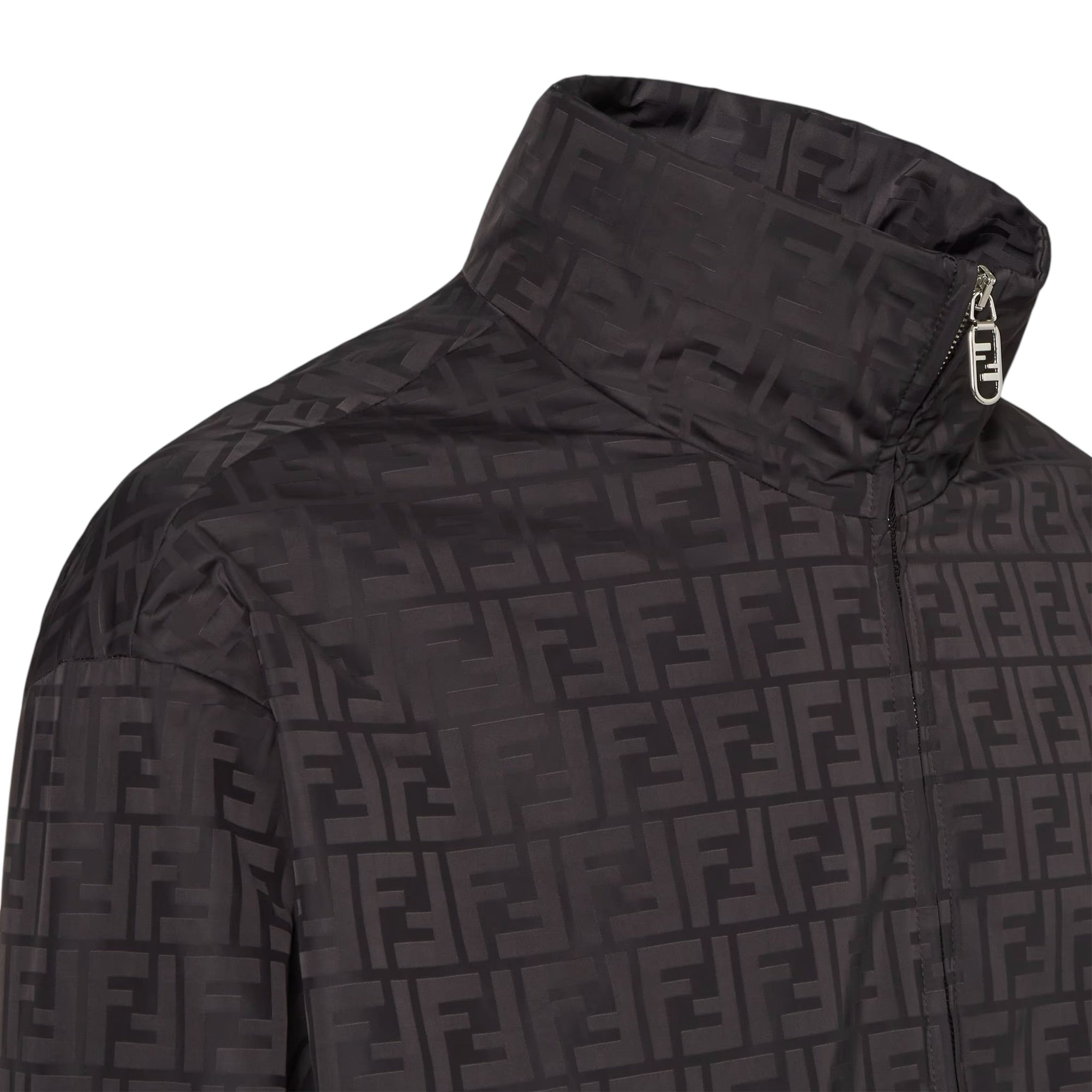 Bomber jacket Black FF nylon bomber jacket