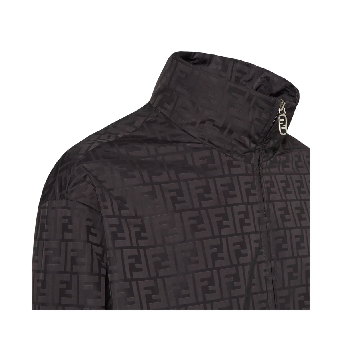 Bomber jacket Black FF nylon bomber jacket