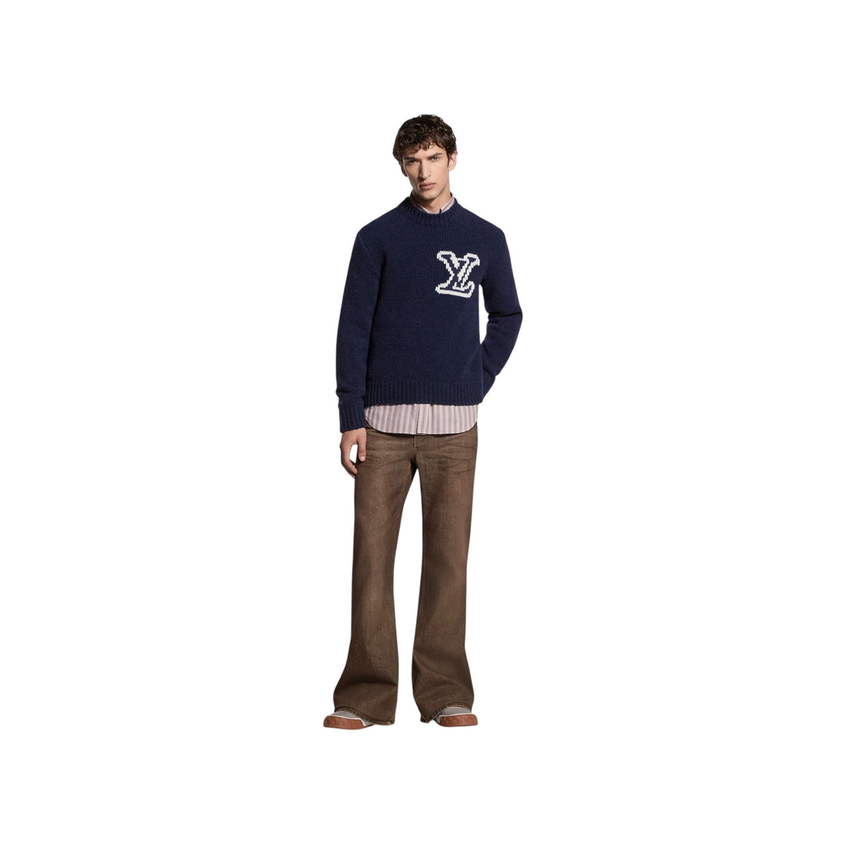 LV Intarsia Crewneck