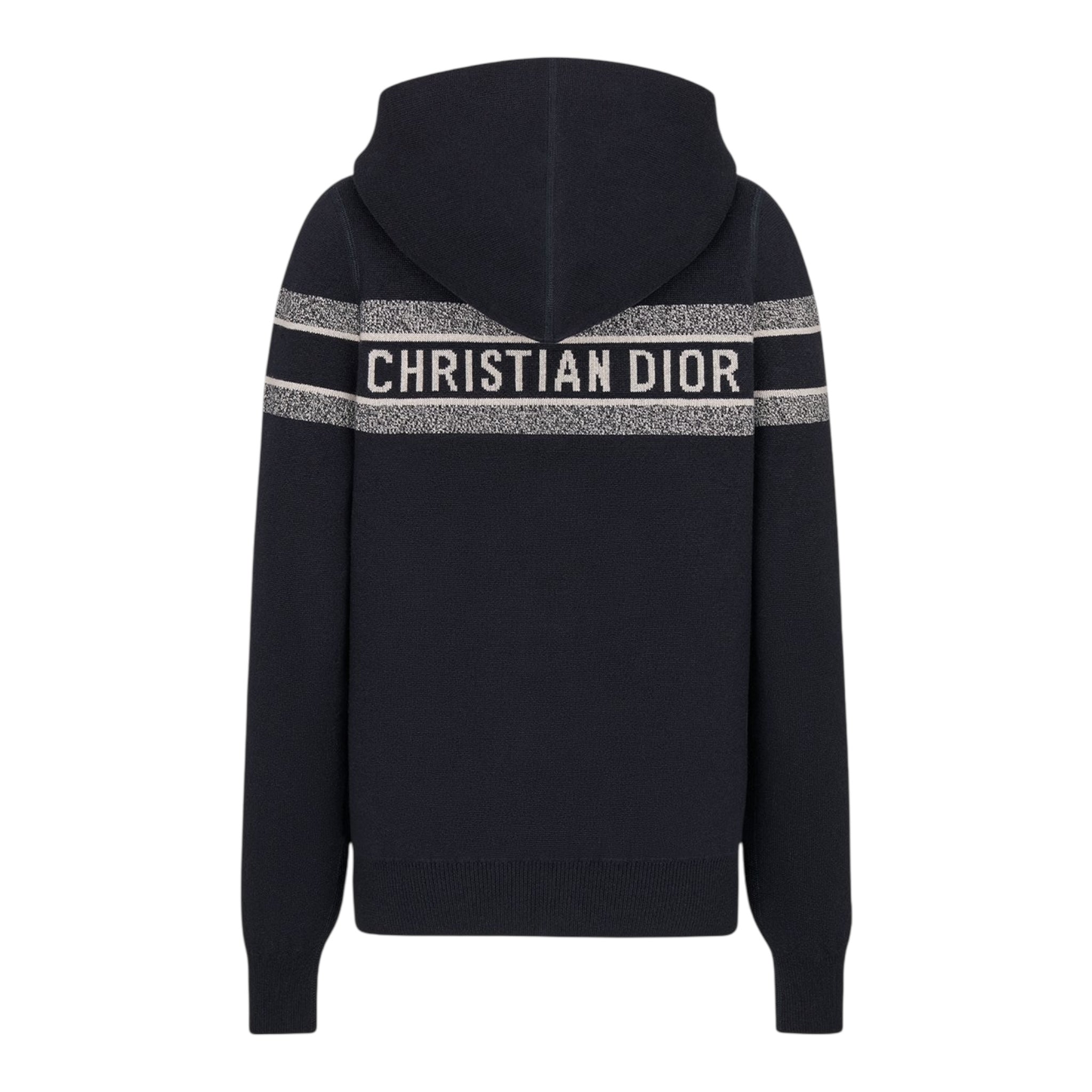 Dior Reversible Zipped Cardigan with Hood