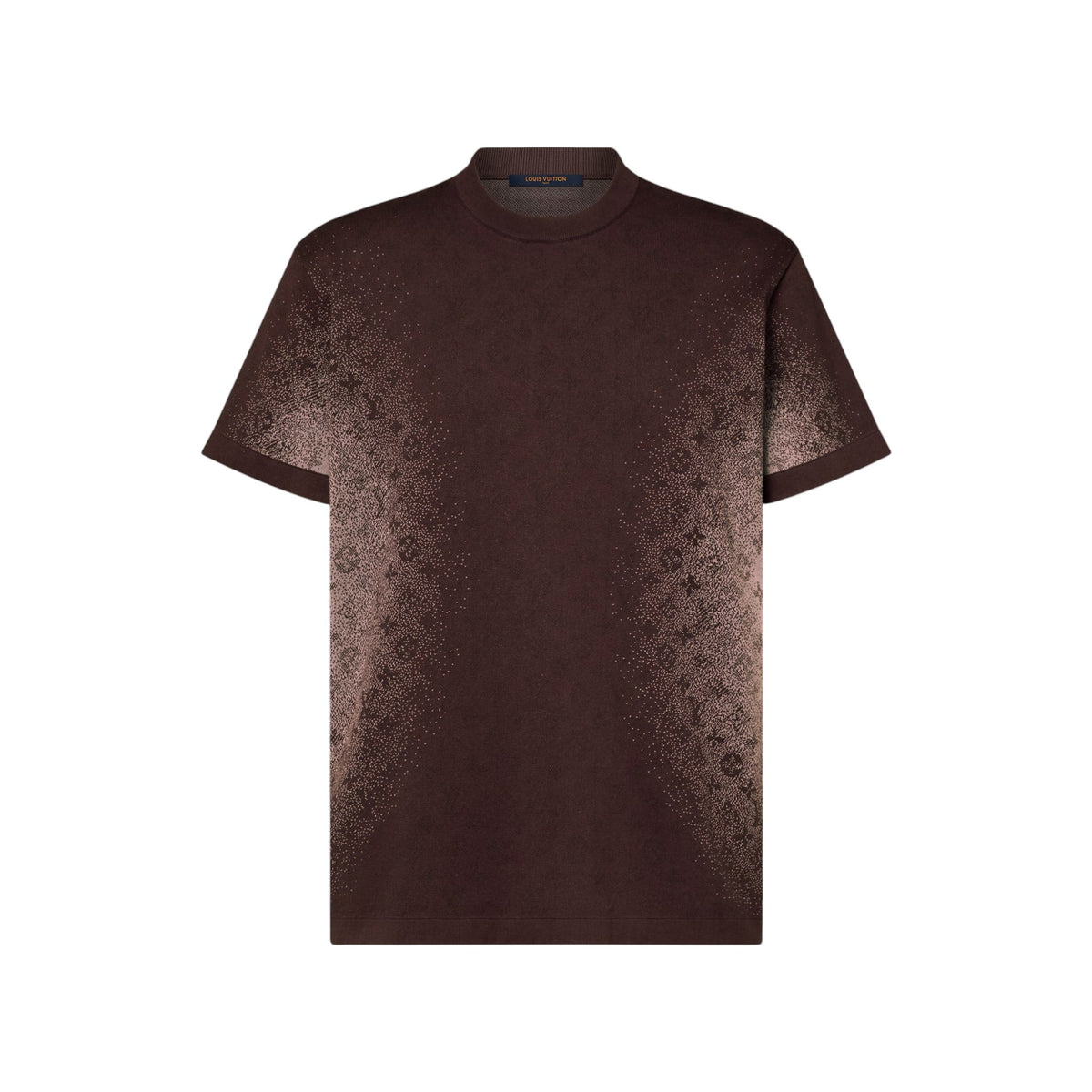 Monogram Jacquard Short-Sleeved Crewneck
