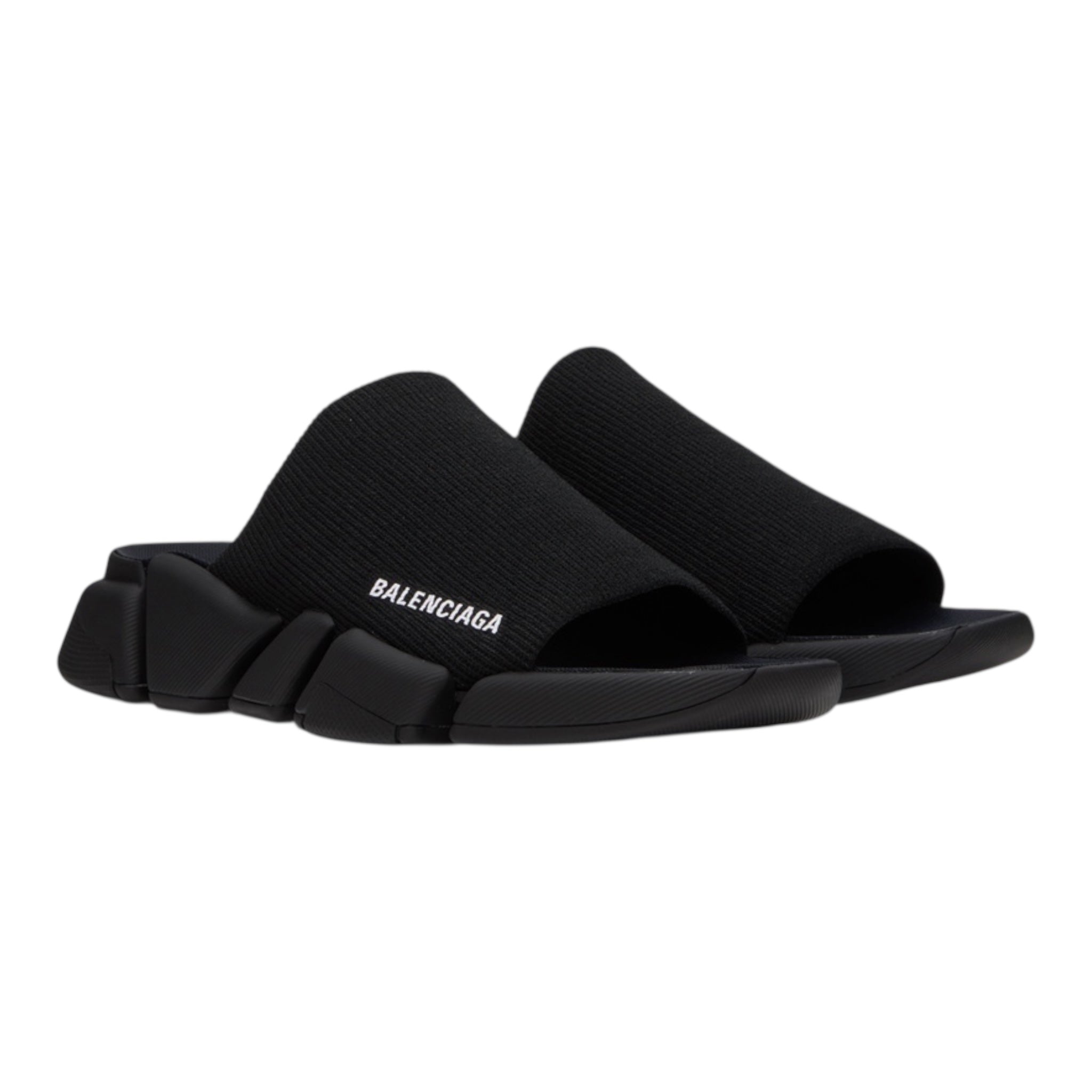 Balenciaga Black Speed Slides