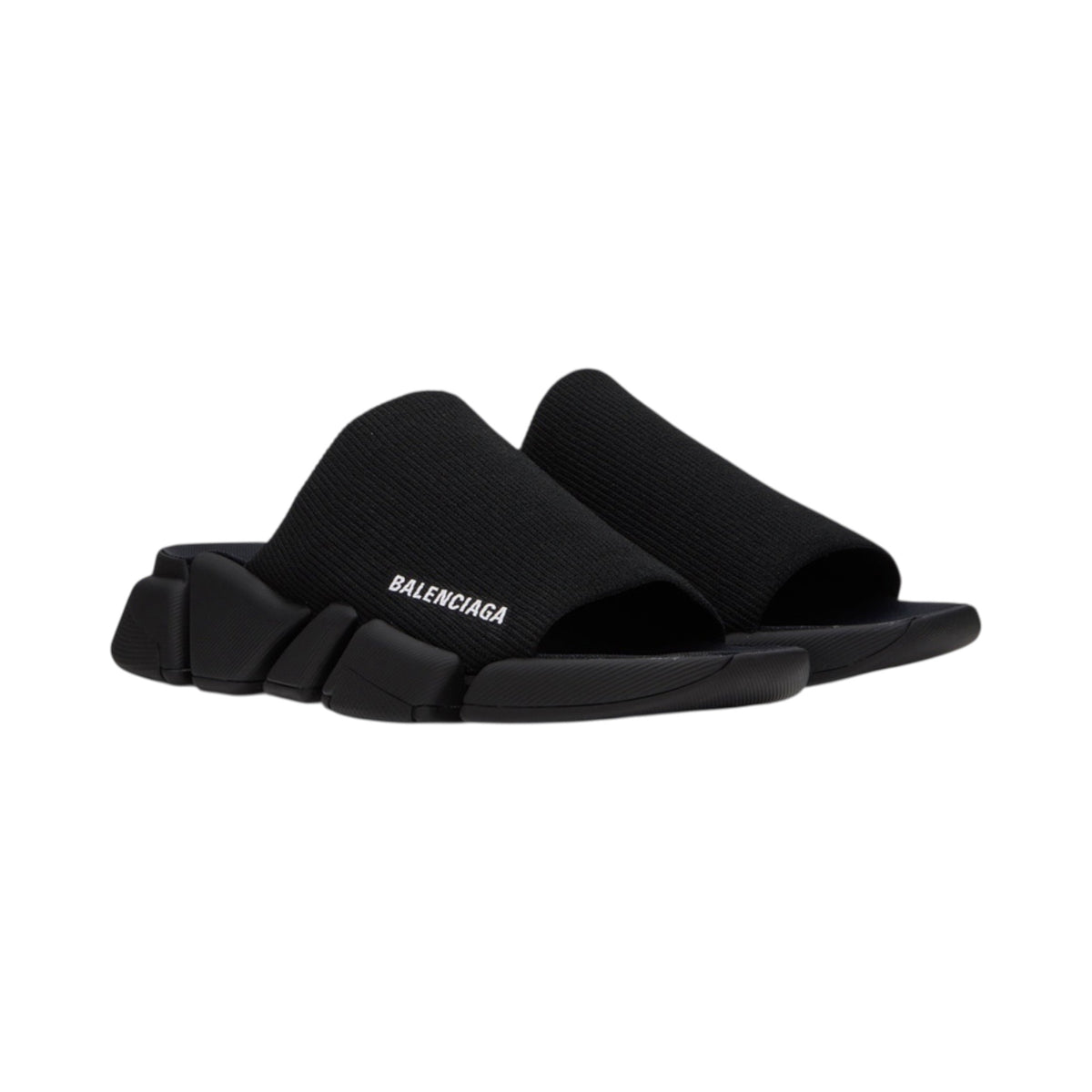 Balenciaga Black Speed Slides