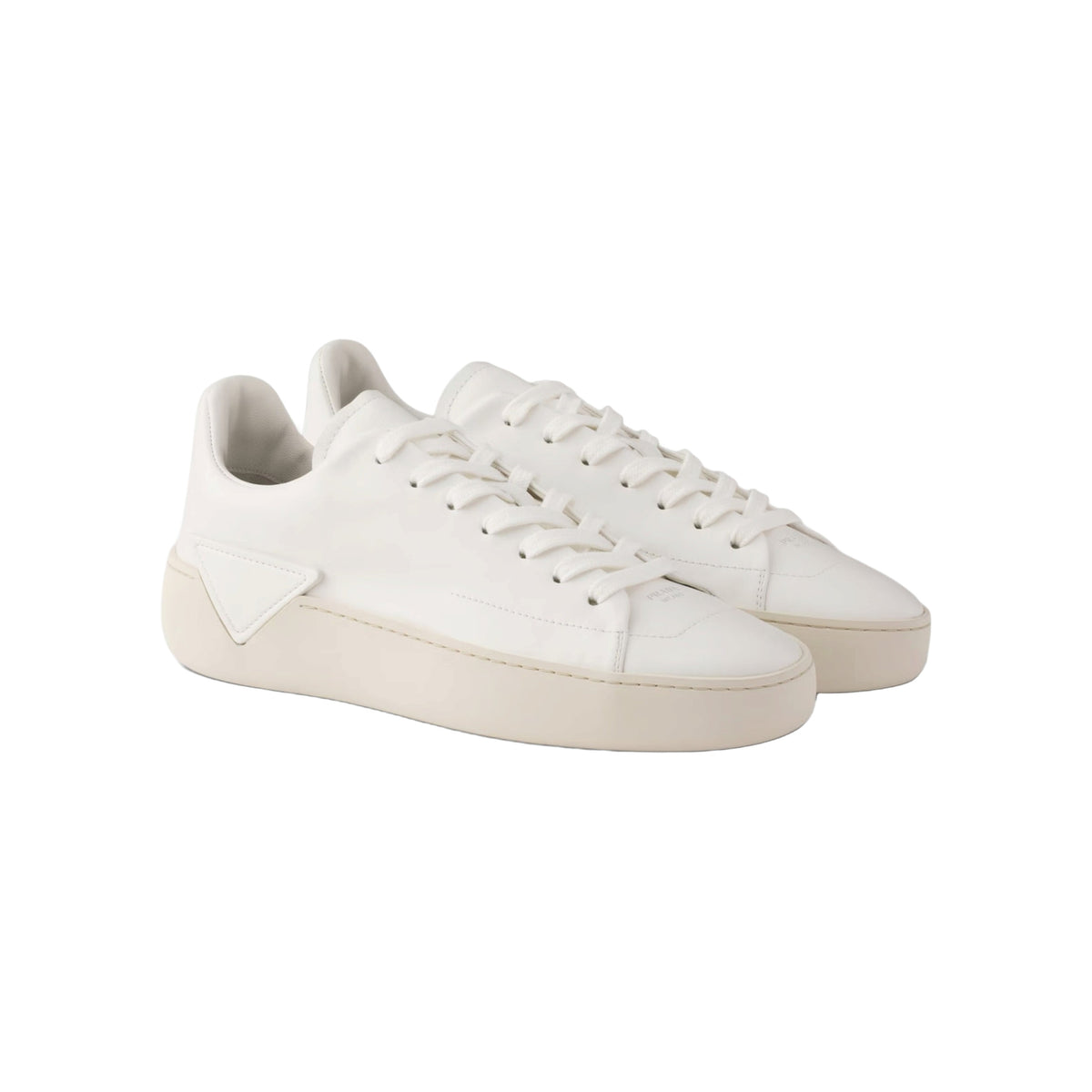 Prada court leather sneakers