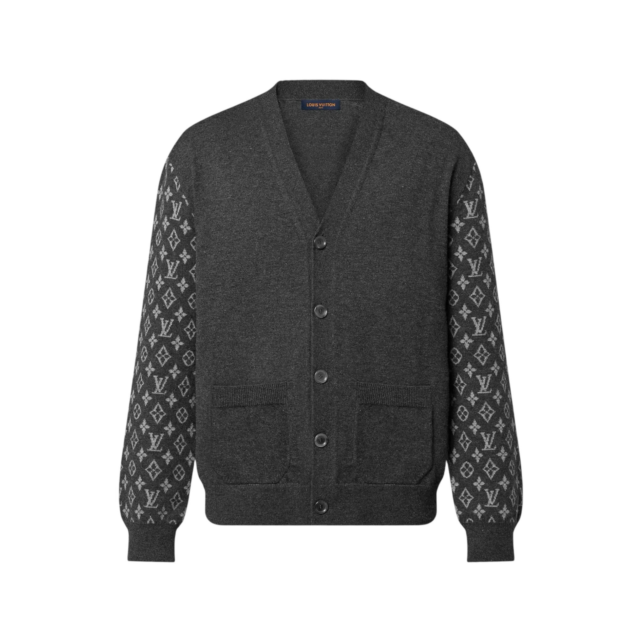 Monogram Mix Cashmere Cardigan