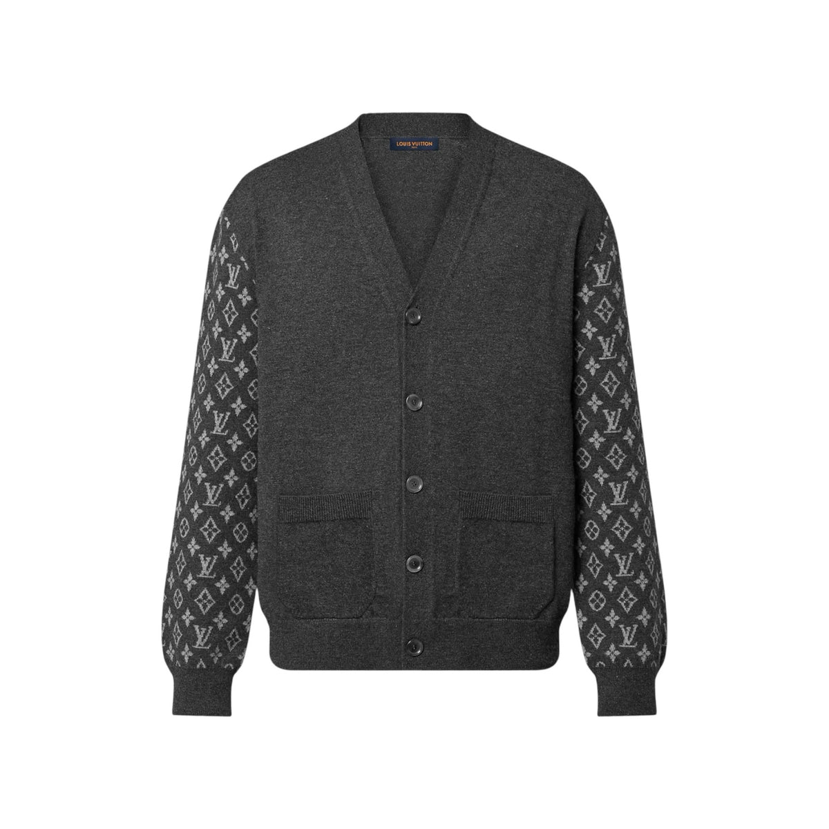 Monogram Mix Cashmere Cardigan