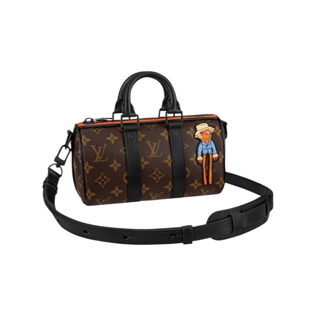 NIB Authentic Louis Vuitton Monogram Keepall XS Virgil Abloh Zoom with Friends
