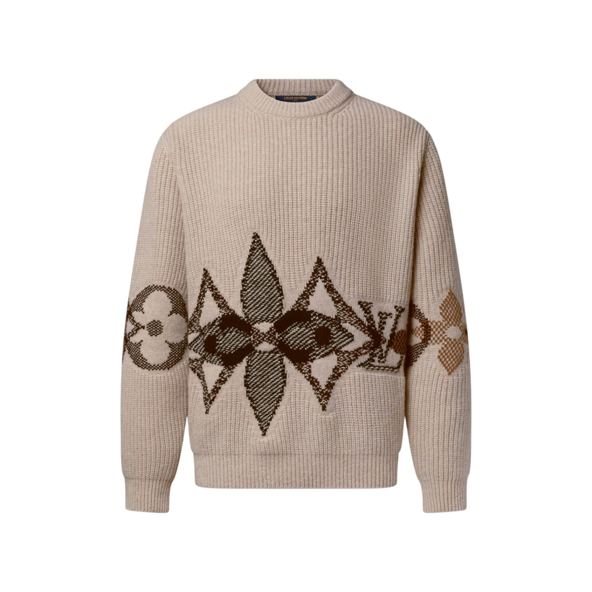 Graphic Knitted Crewneck