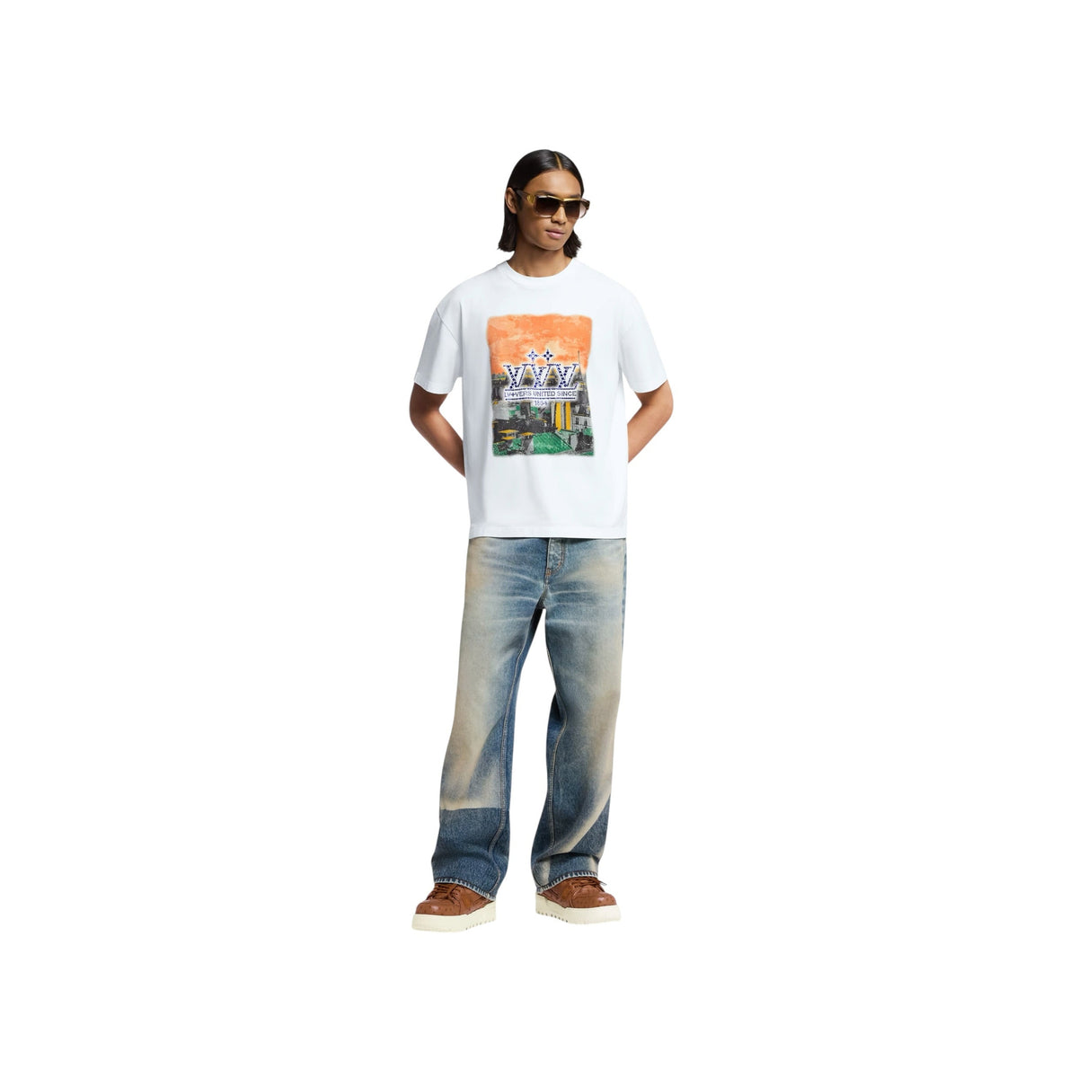 Embellished Graphic Cotton T-Shirt