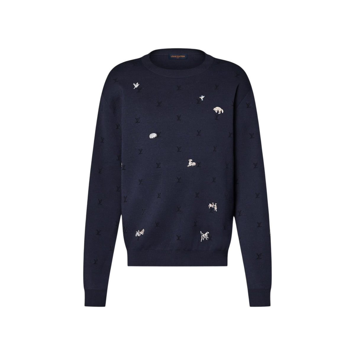 LV Blason Long-Sleeved Crewneck