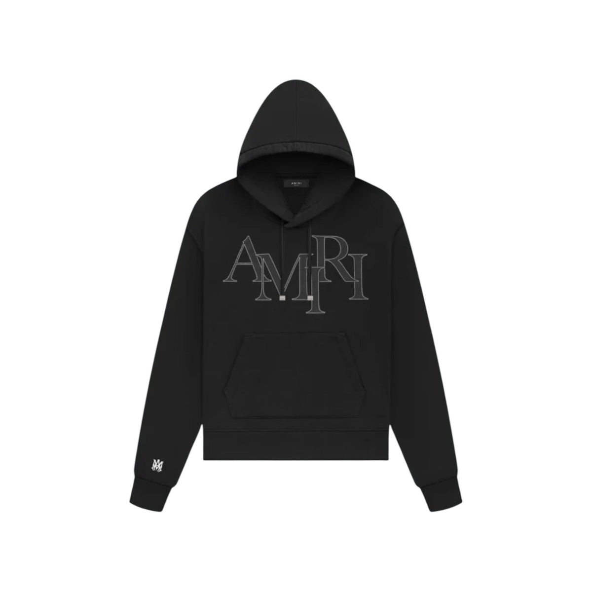 AMIRI STAGGERED LOGO HOODIE