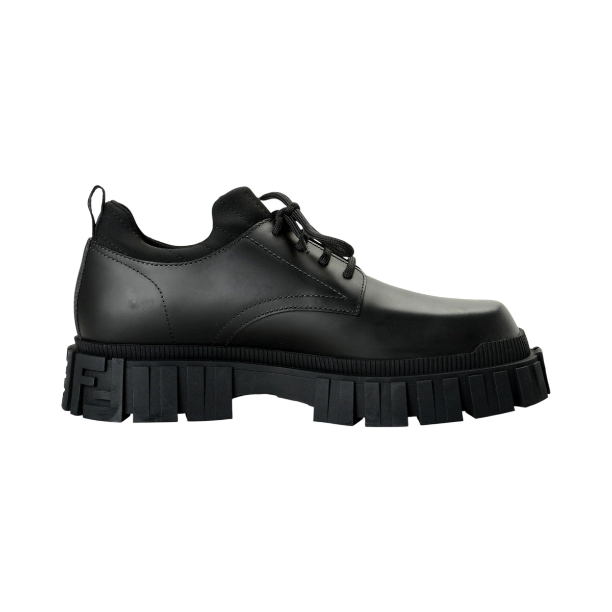 Fendi Leather Lace Up Boots Shoes