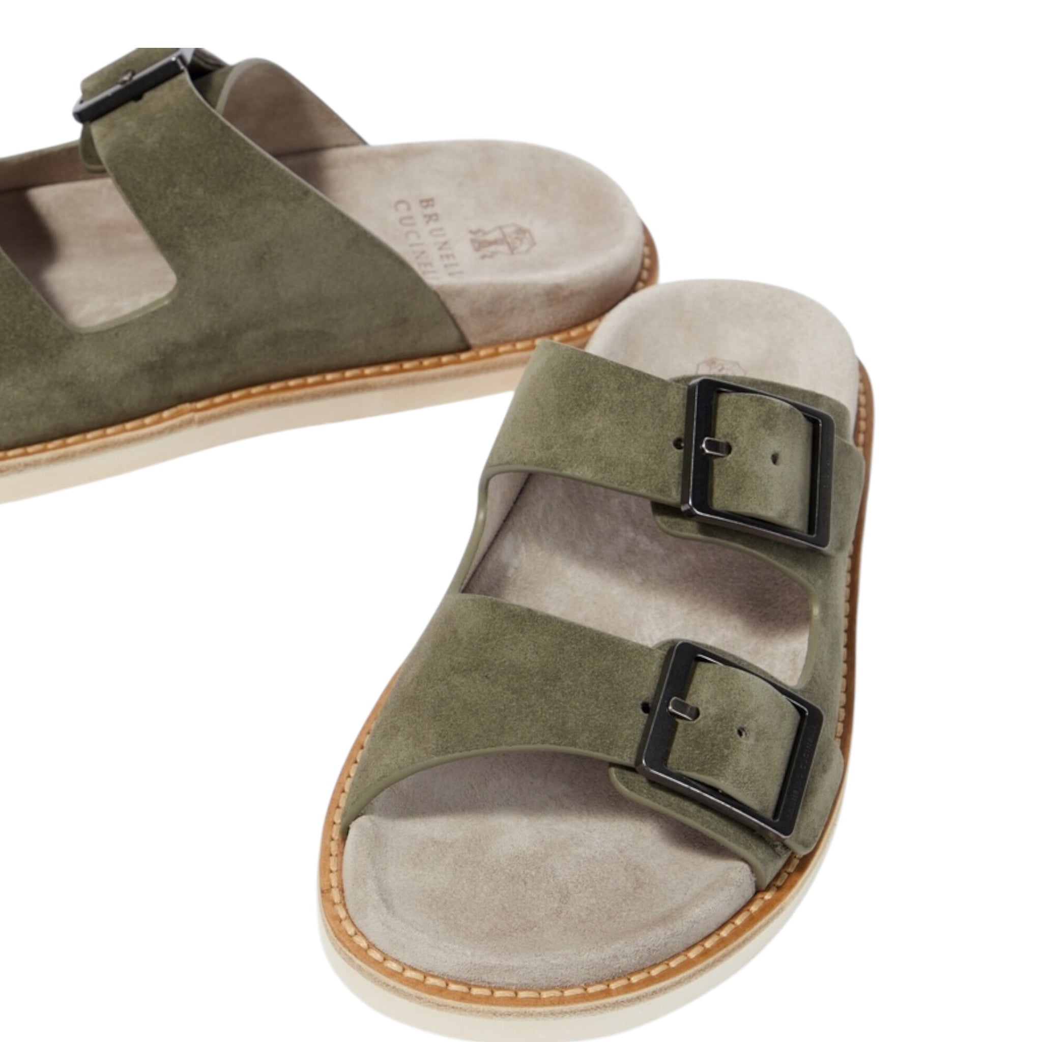 Brunello Cucinelli - Suede slides