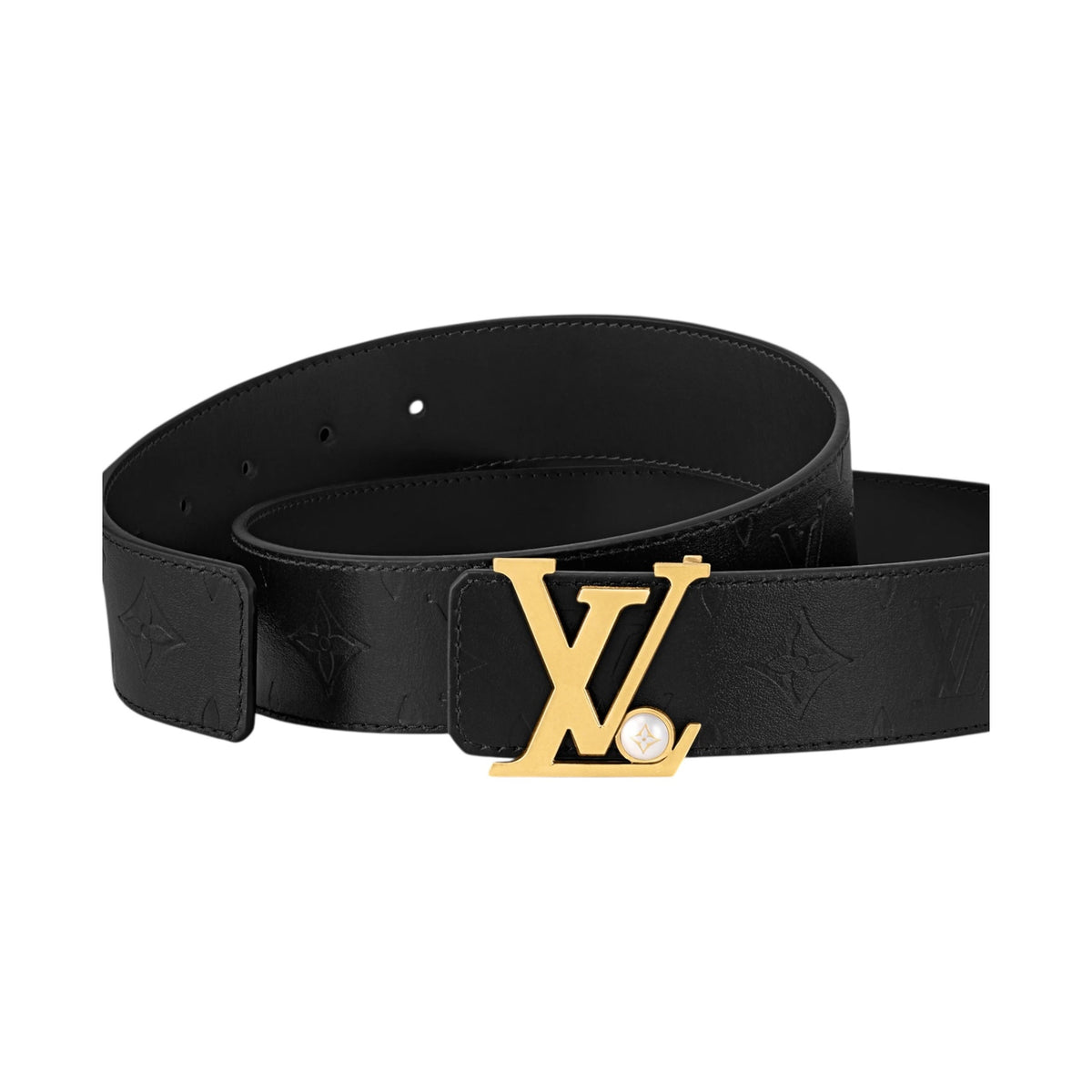 LV Initiales Pearls 40mm Reversible Belt