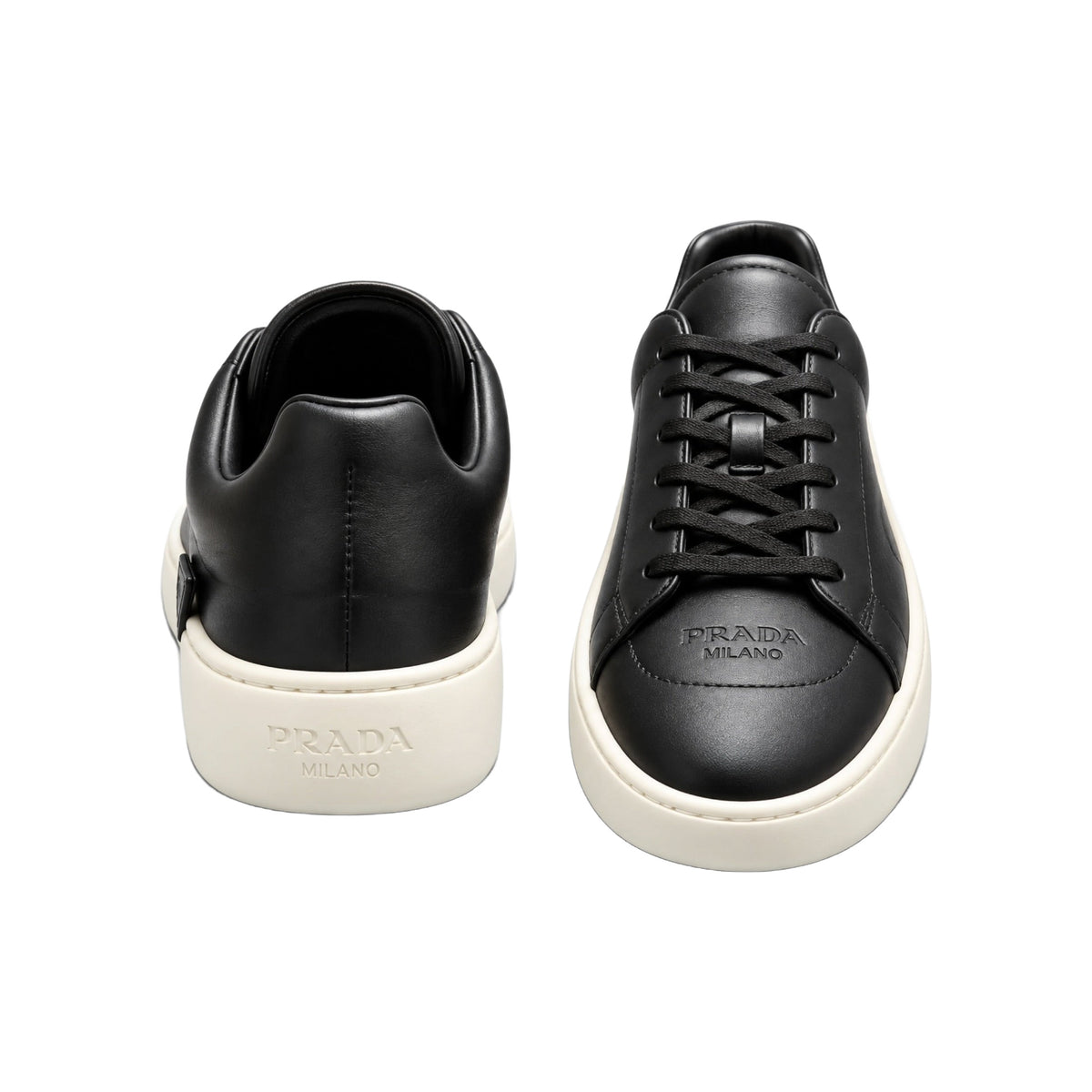 Prada court leather sneakers