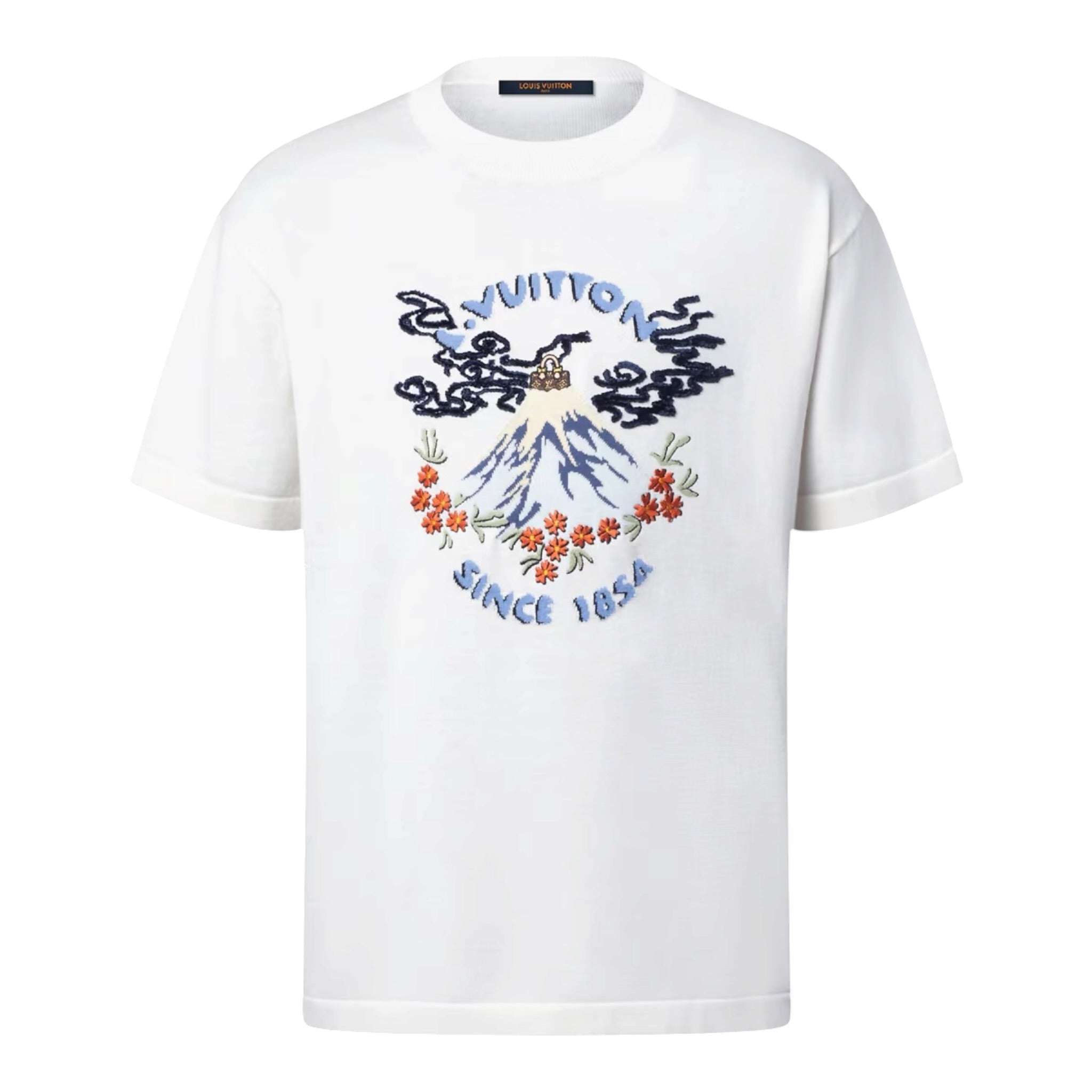 Short-Sleeved Knitted Crewneck