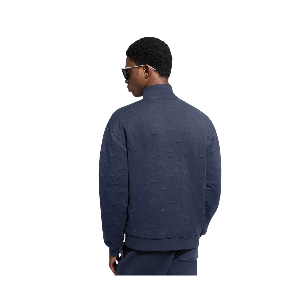 Monogram Embossed Track Top