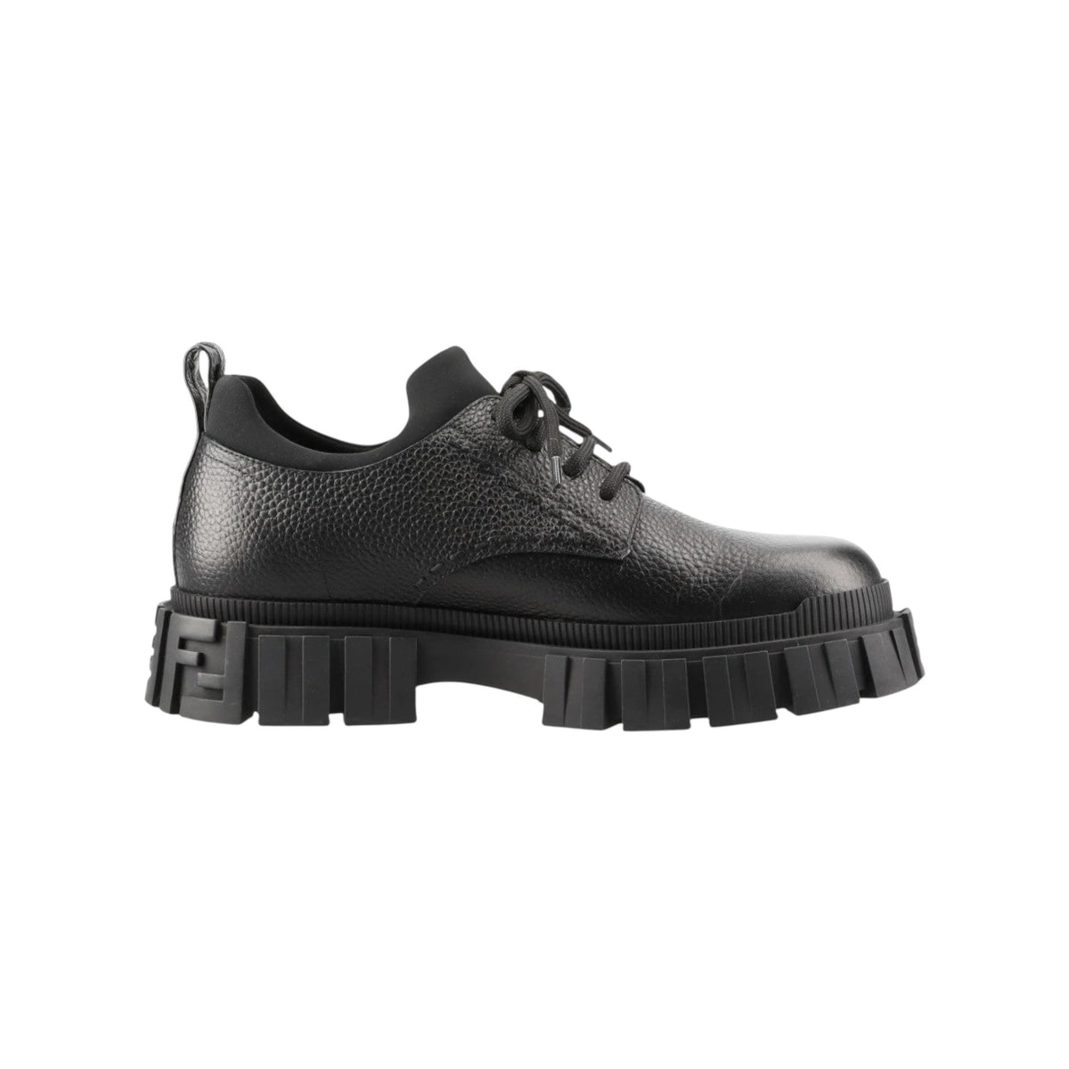 Fendi Leather Lace Up Boots Shoes