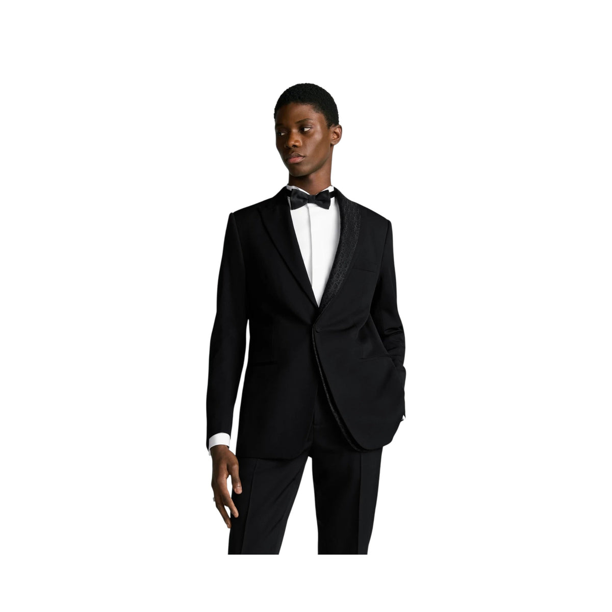 Jacket and Pants with Dior Oblique Asymmetric Shawl Collar