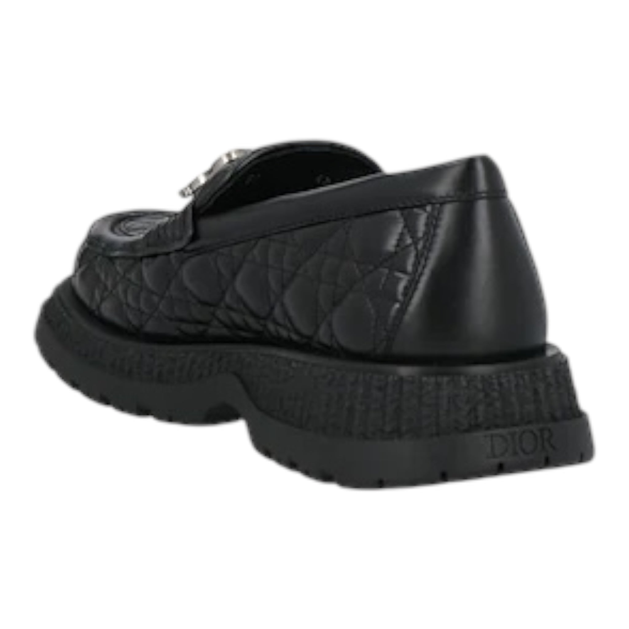 حذاء ديور بافالو لوفرز للرجال باللون الأسود