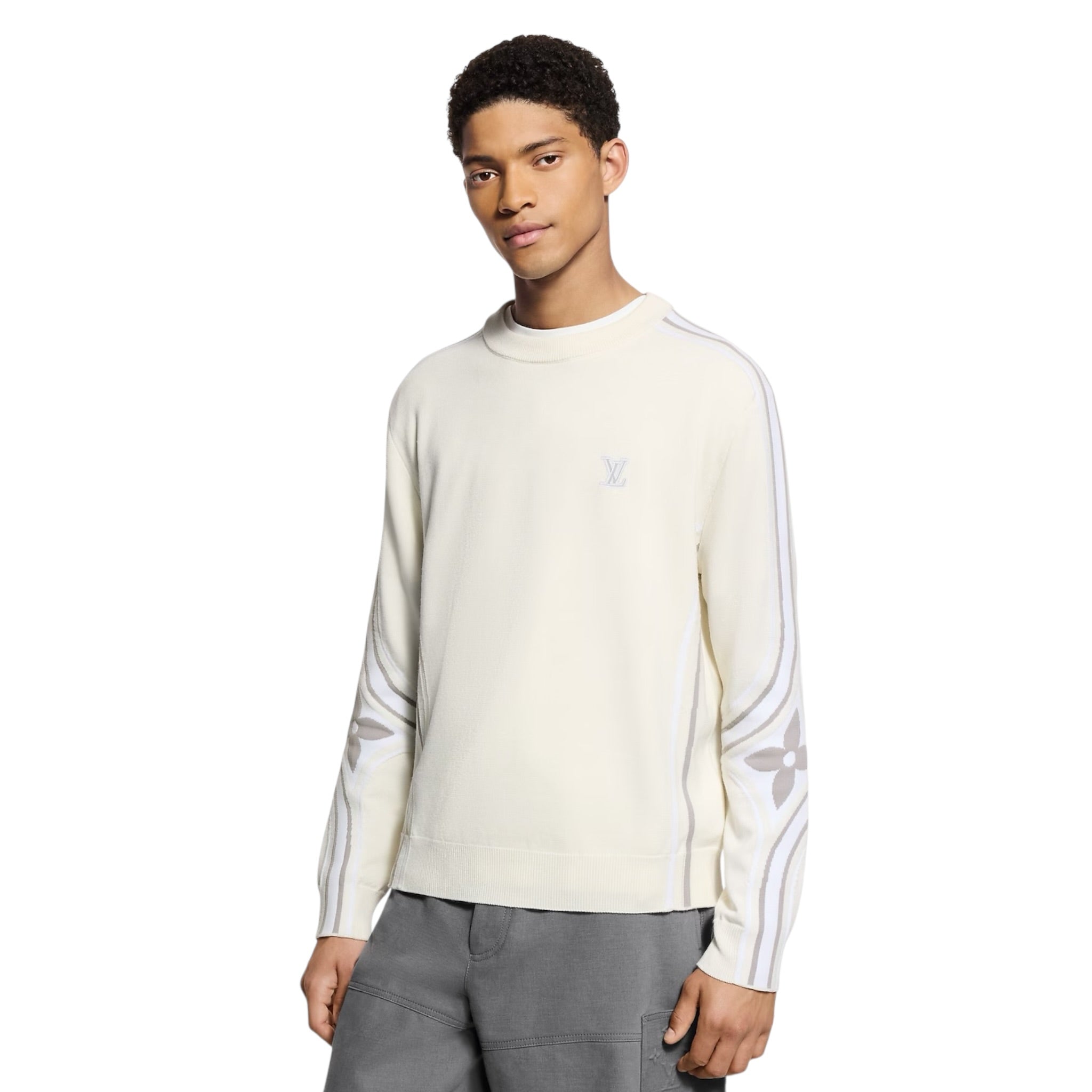 Graphic Knitted Crewneck