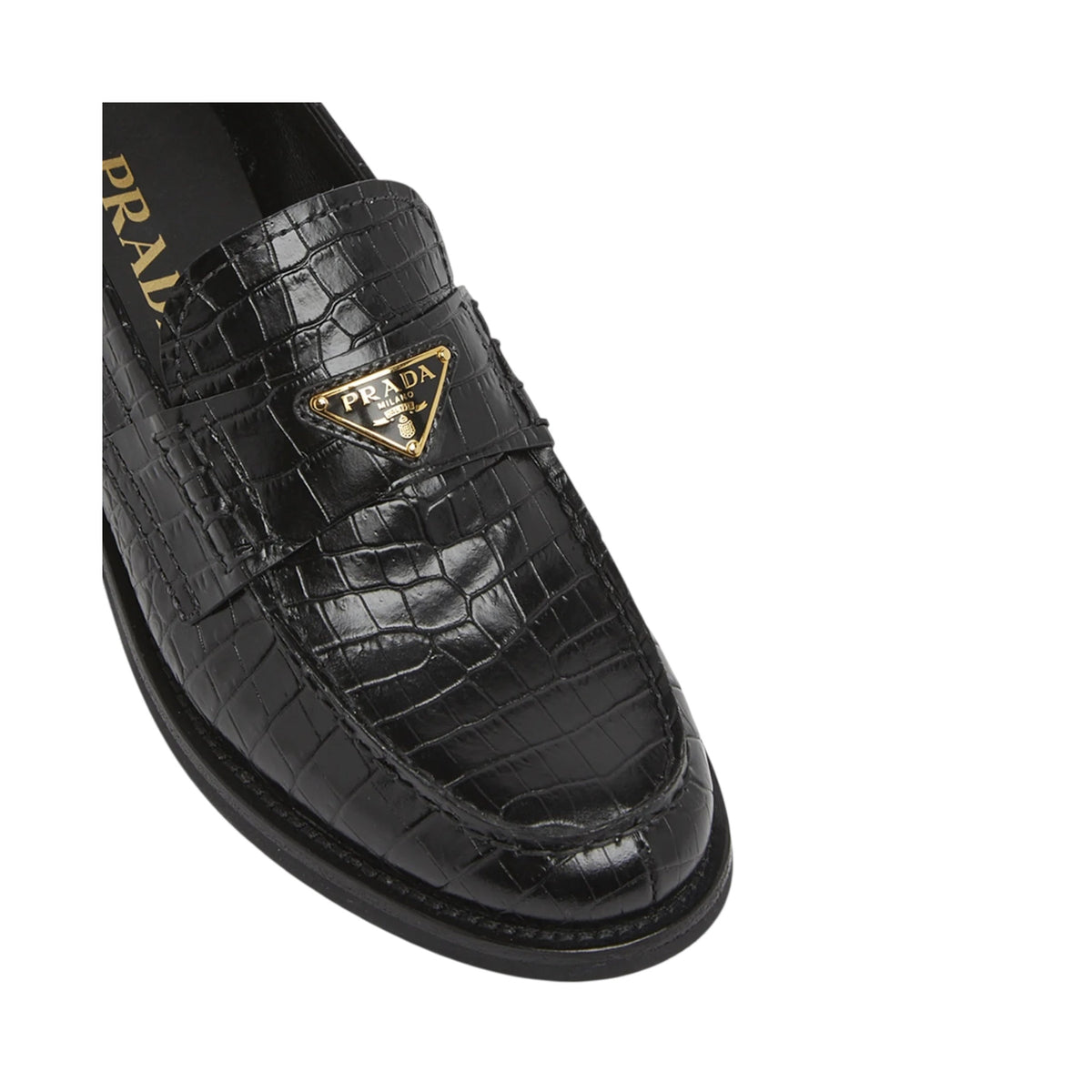 Prada Croc-Embossed