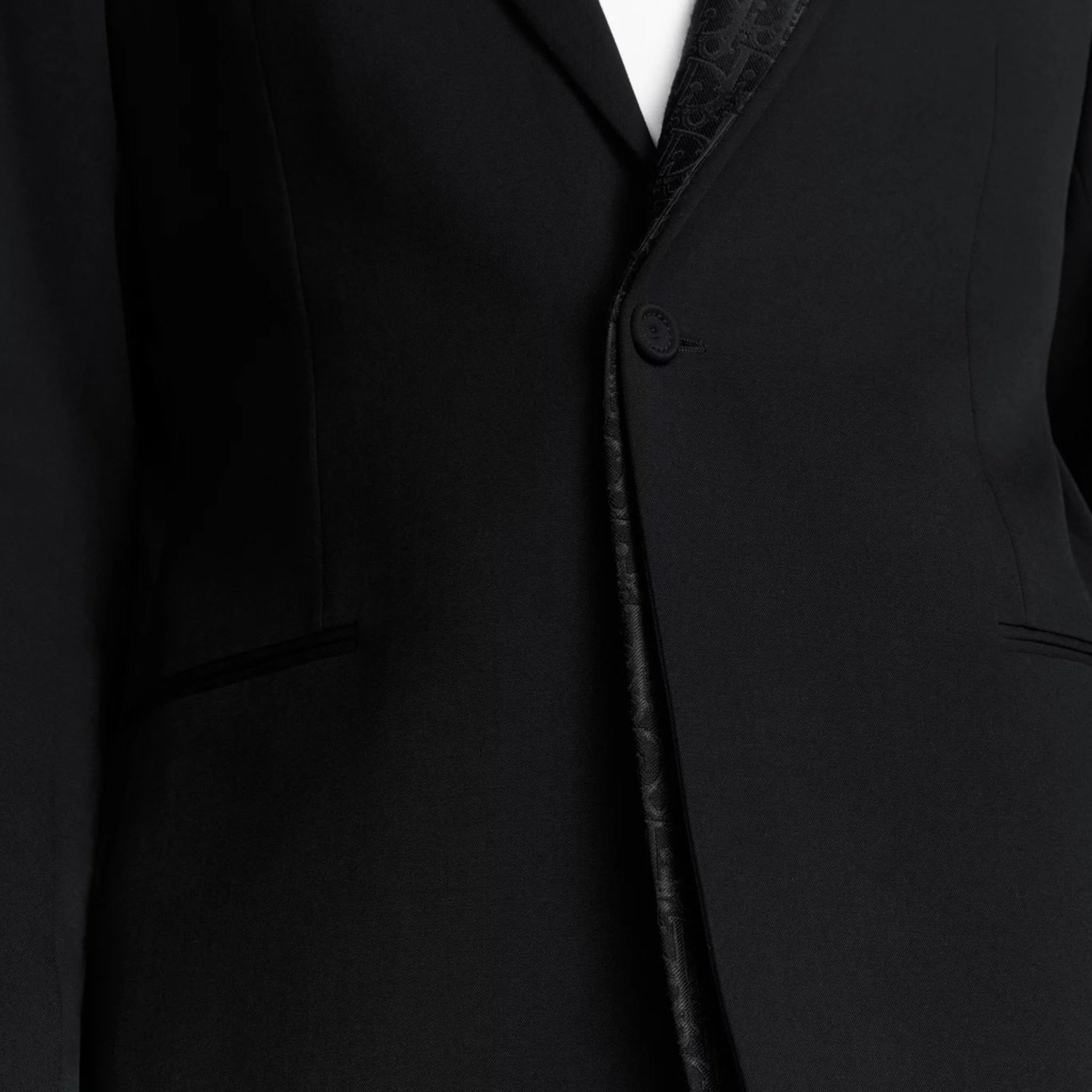 Jacket and Pants with Dior Oblique Asymmetric Shawl Collar