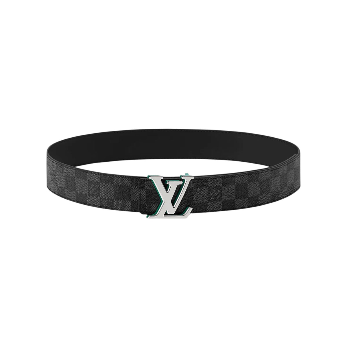 LV Optic Damier Graphite 40mm Reversible Belt