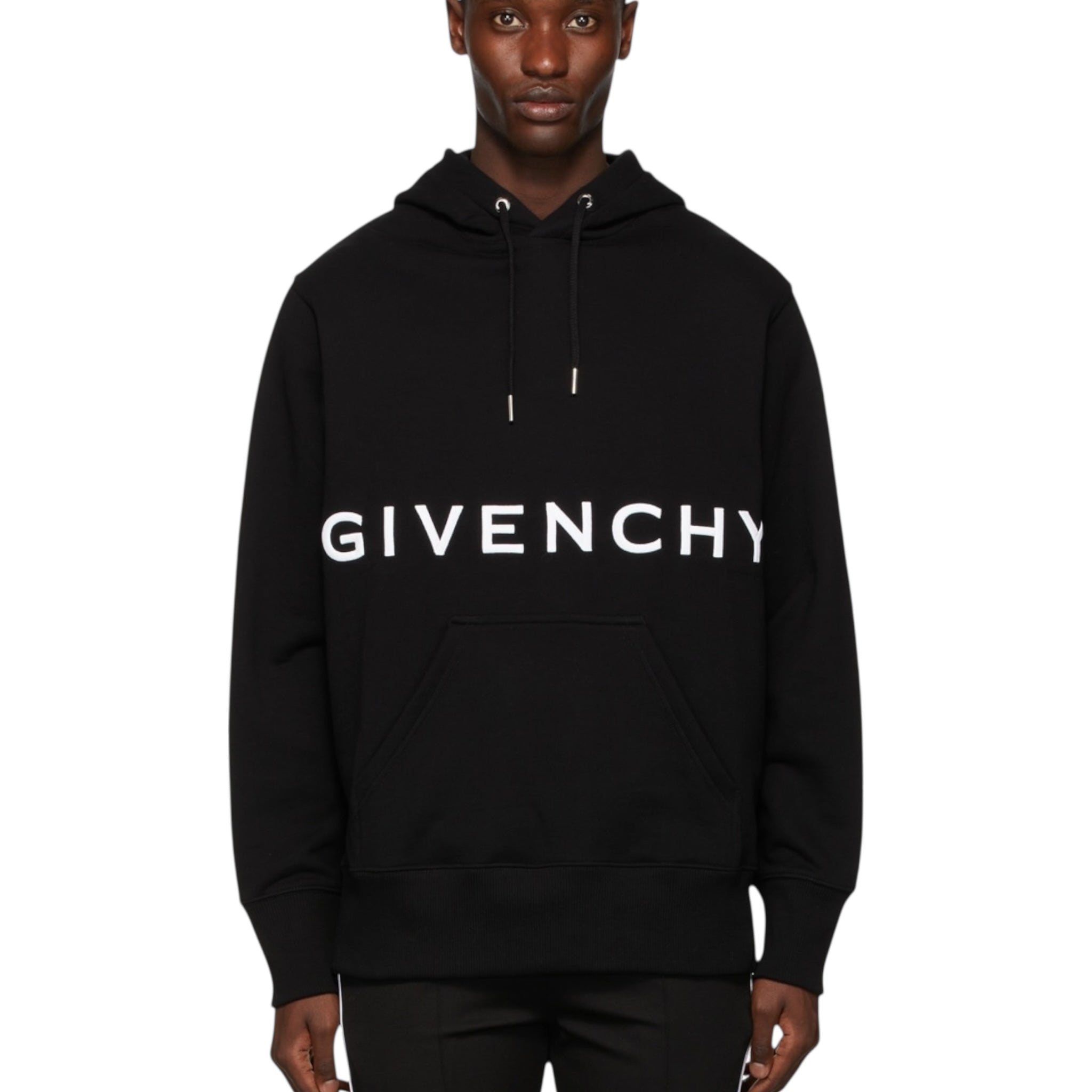 GIVENCHY Black 4G Embroidered Hoodie