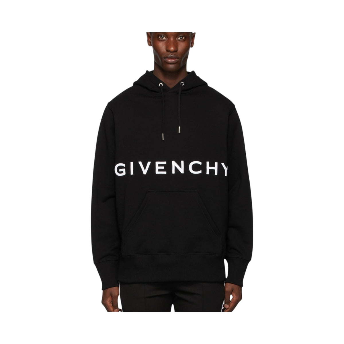 GIVENCHY Black 4G Embroidered Hoodie