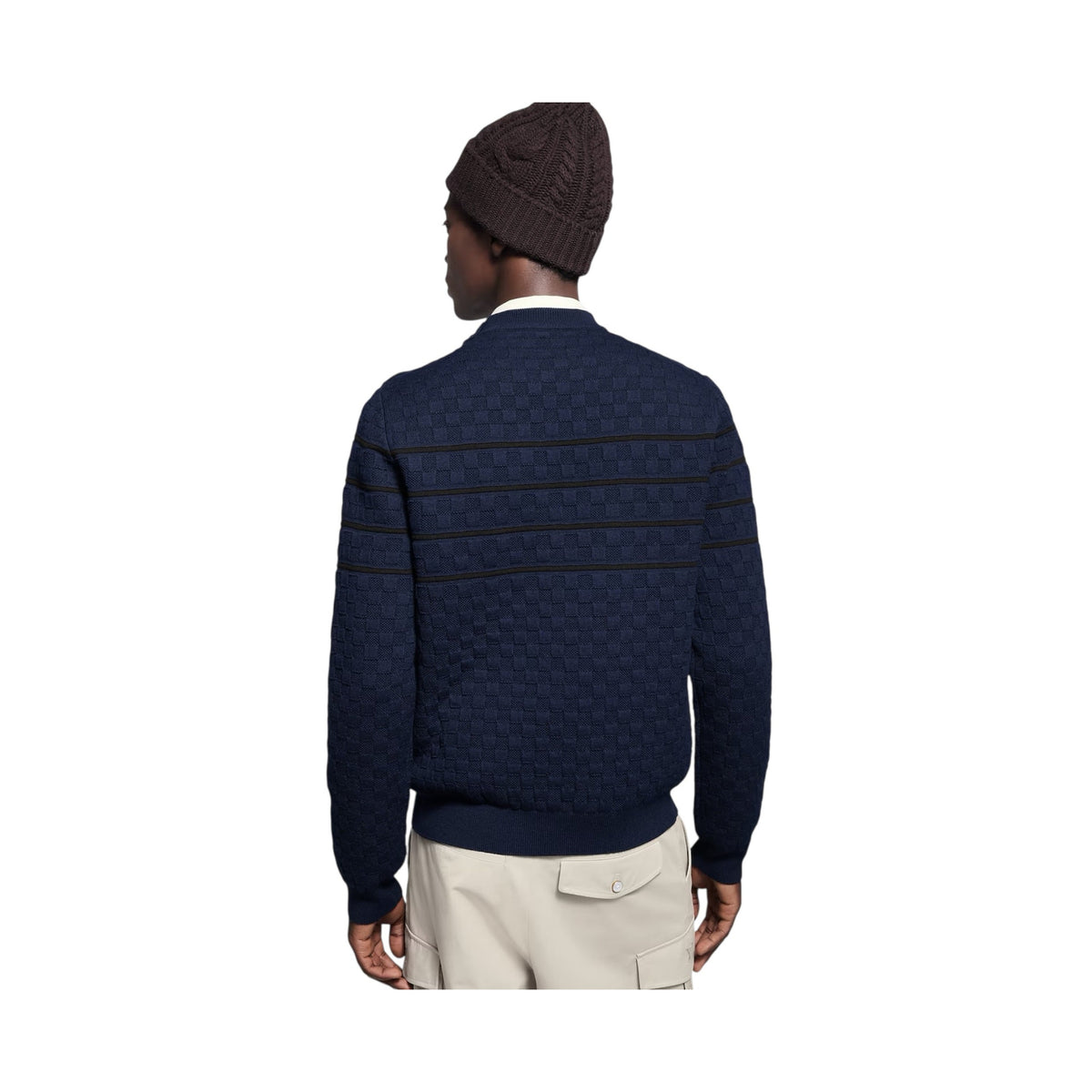 Damier Stripes Pullover