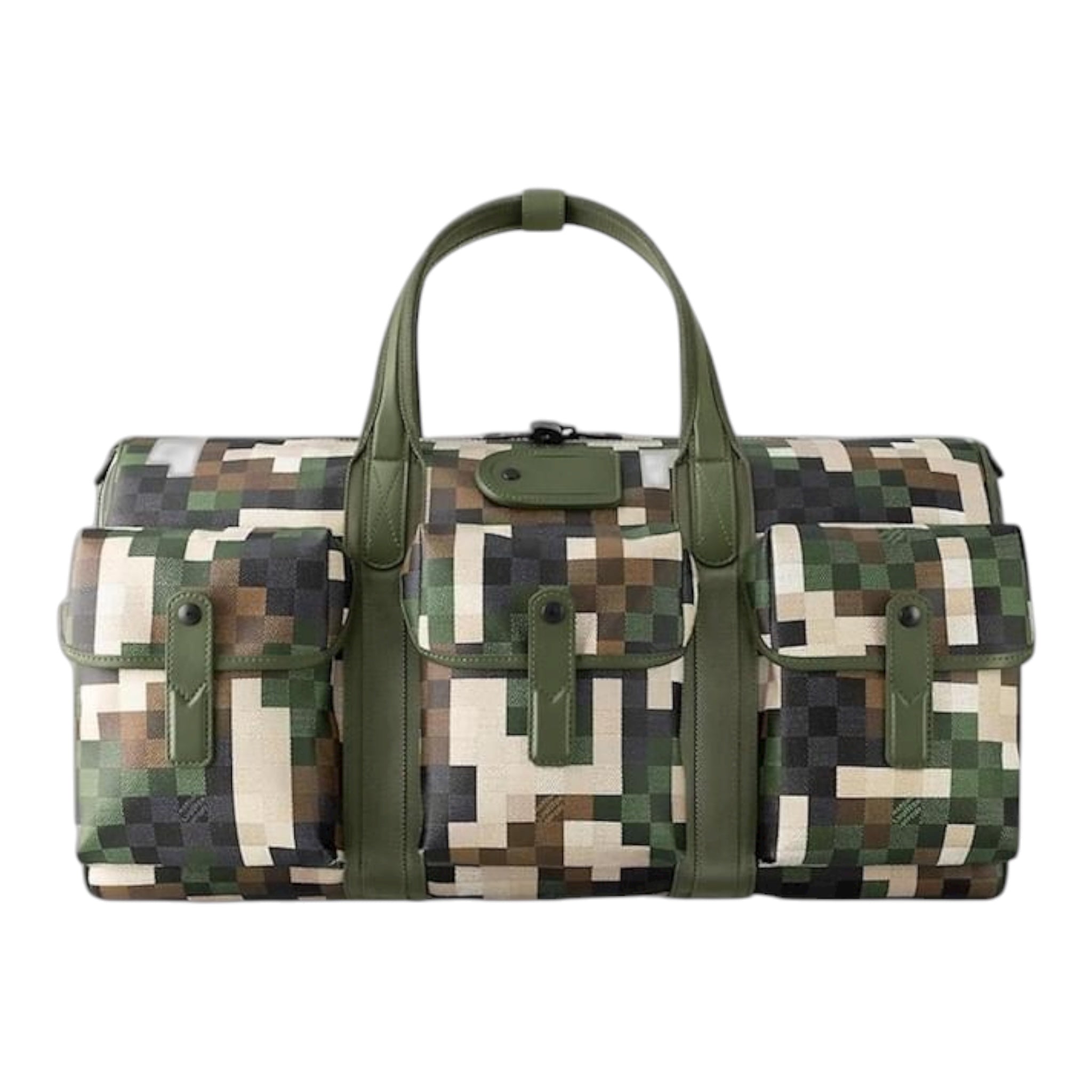Abbesses Louis Vuitton Lv Damouflage Trail Keepall 55 Green