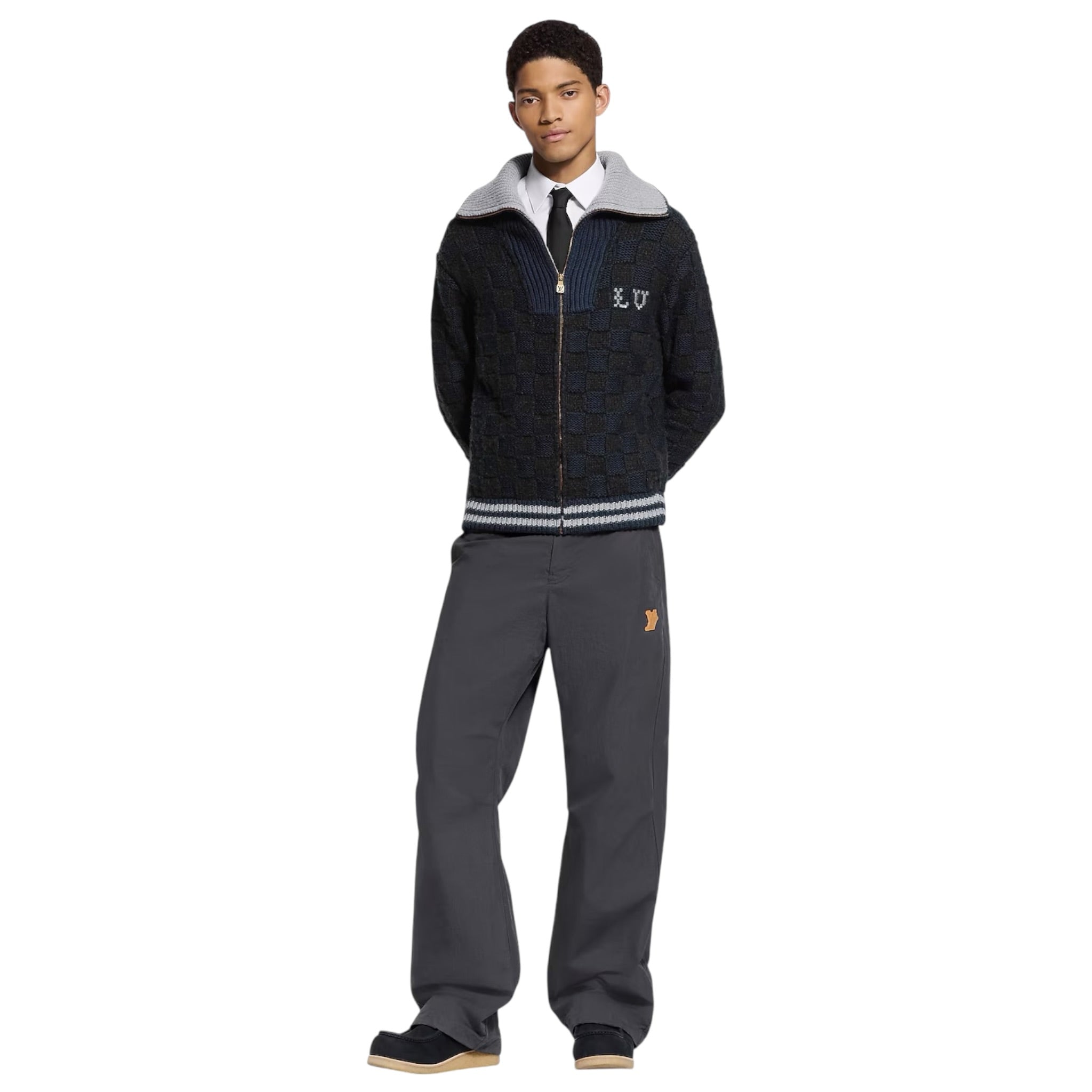 Damier Knit Blouson