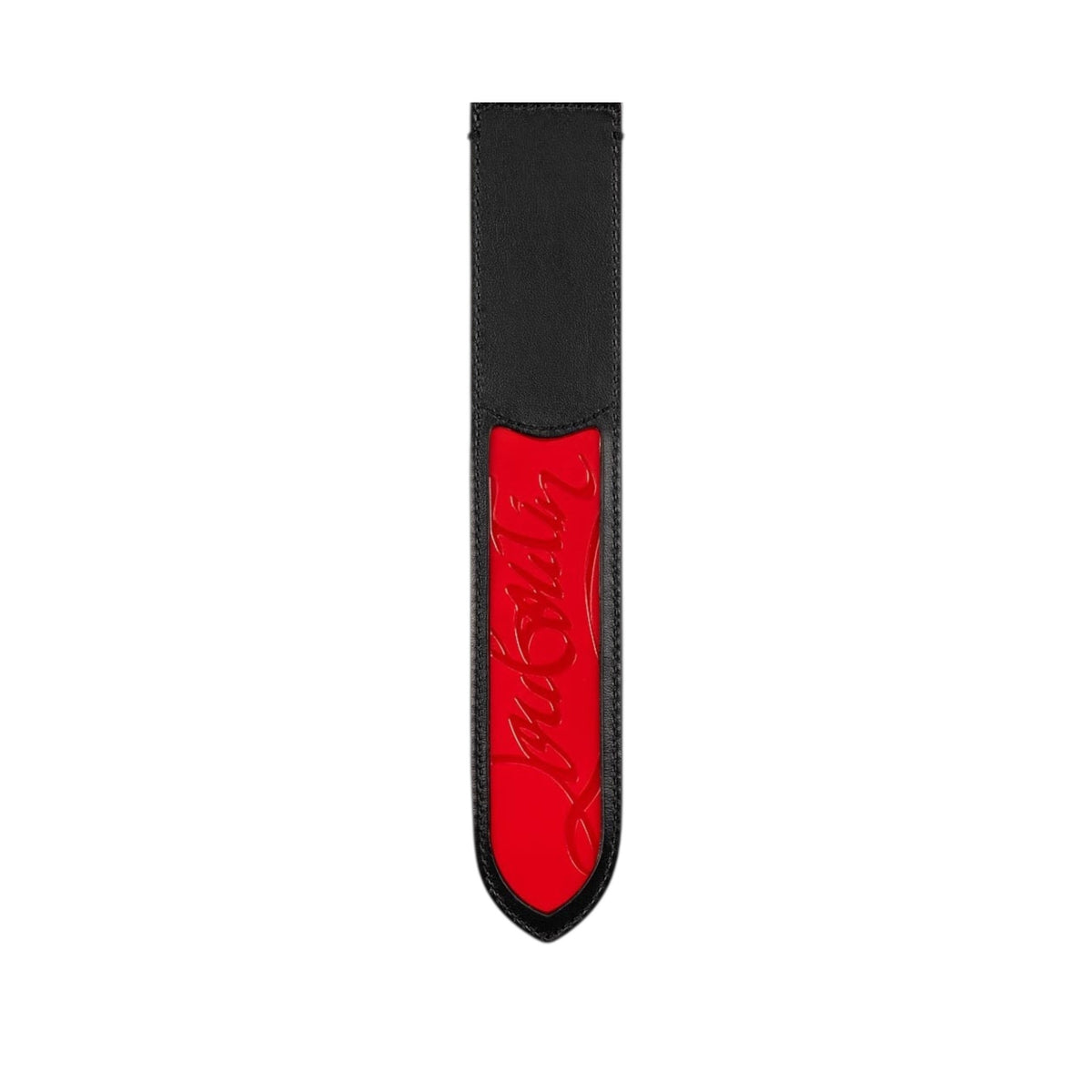 Loubi Belt - Calf leather and spikes - Black