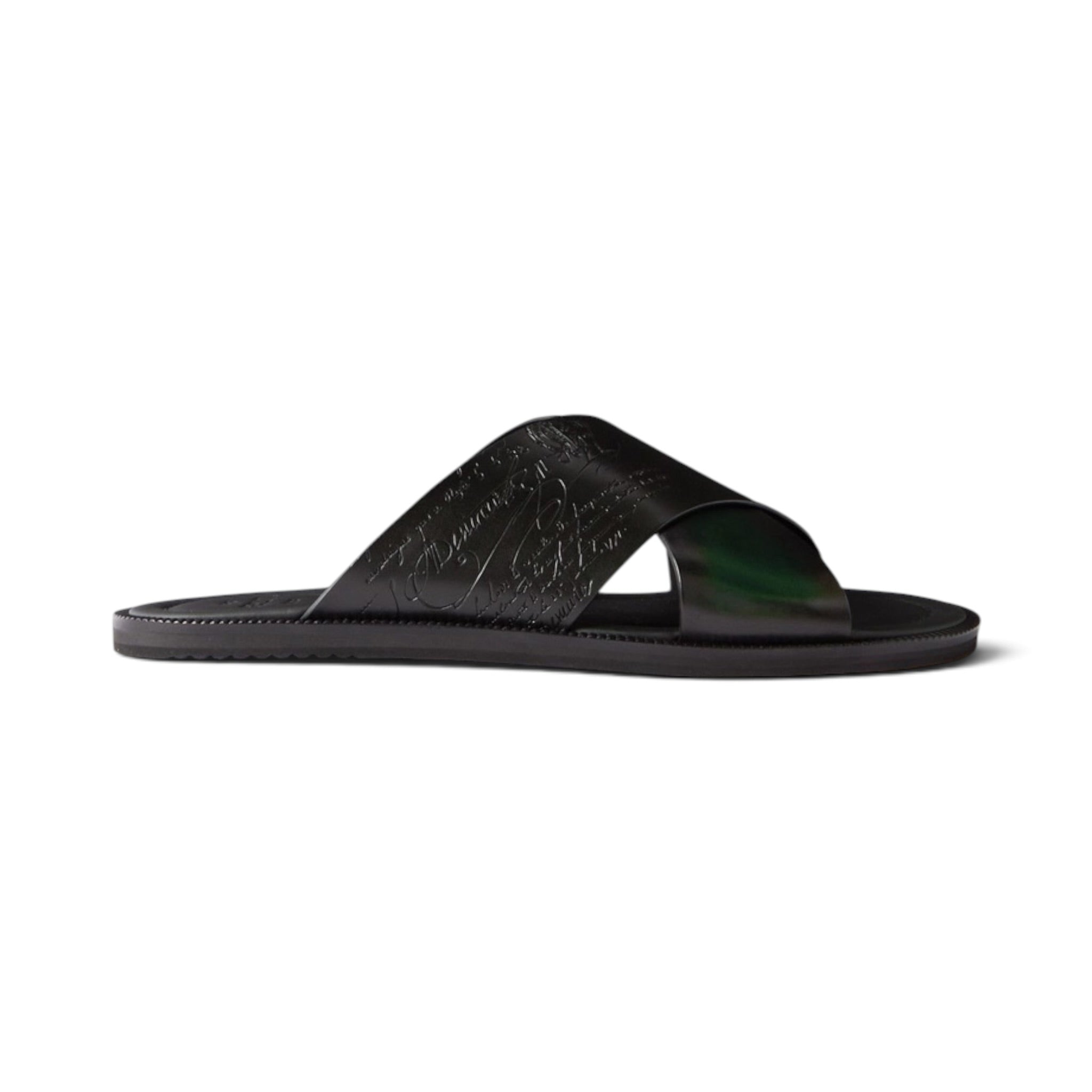 Berluti Sifnos Scritto leather sandals