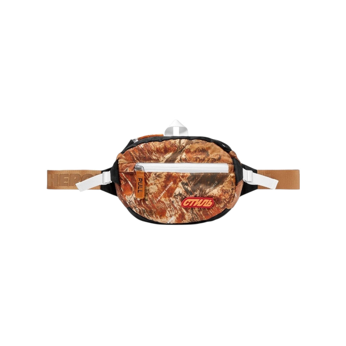 Heron Preston - Printed Nylon Belt Bag - Men - Brown