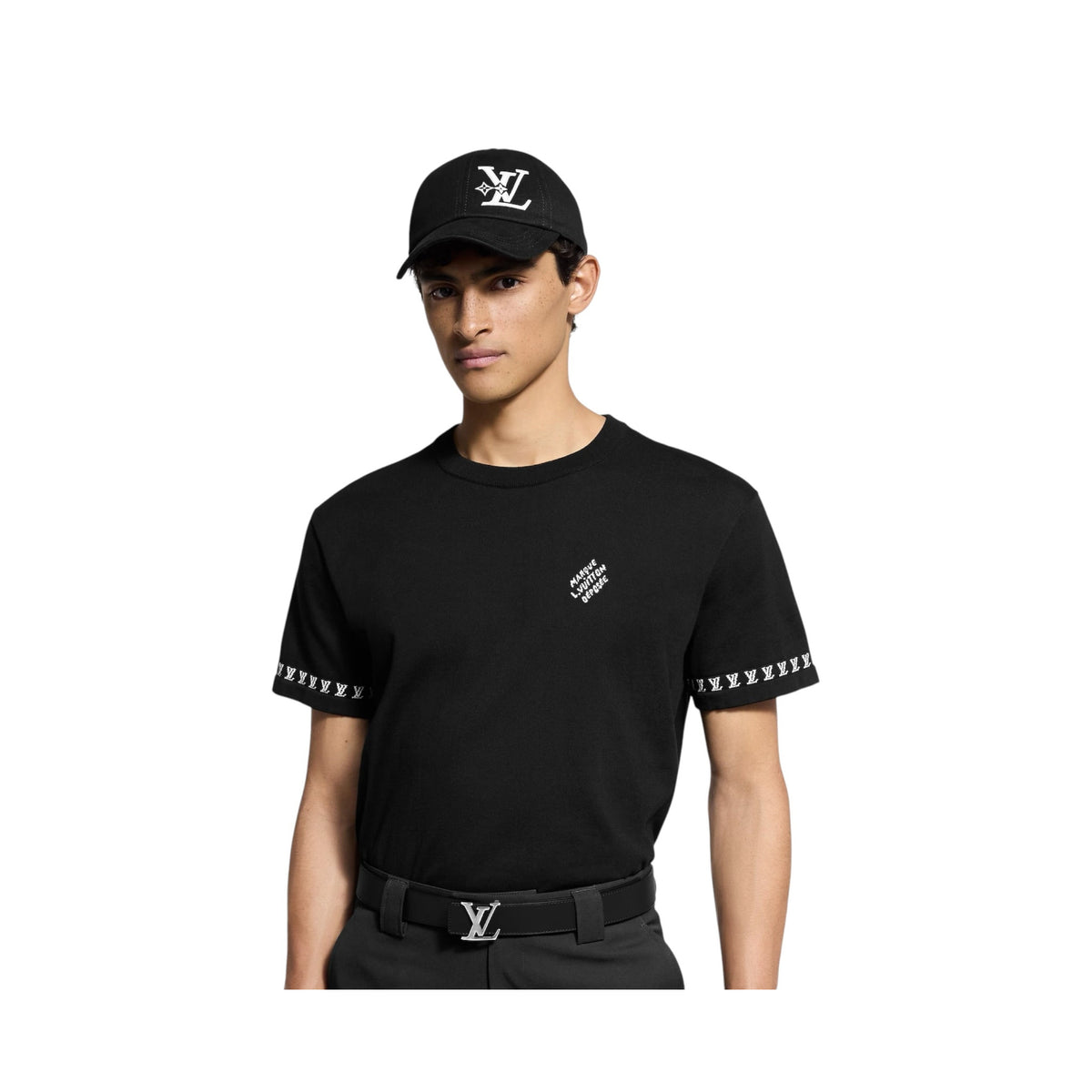 Short-Sleeved Cotton Crewneck lv