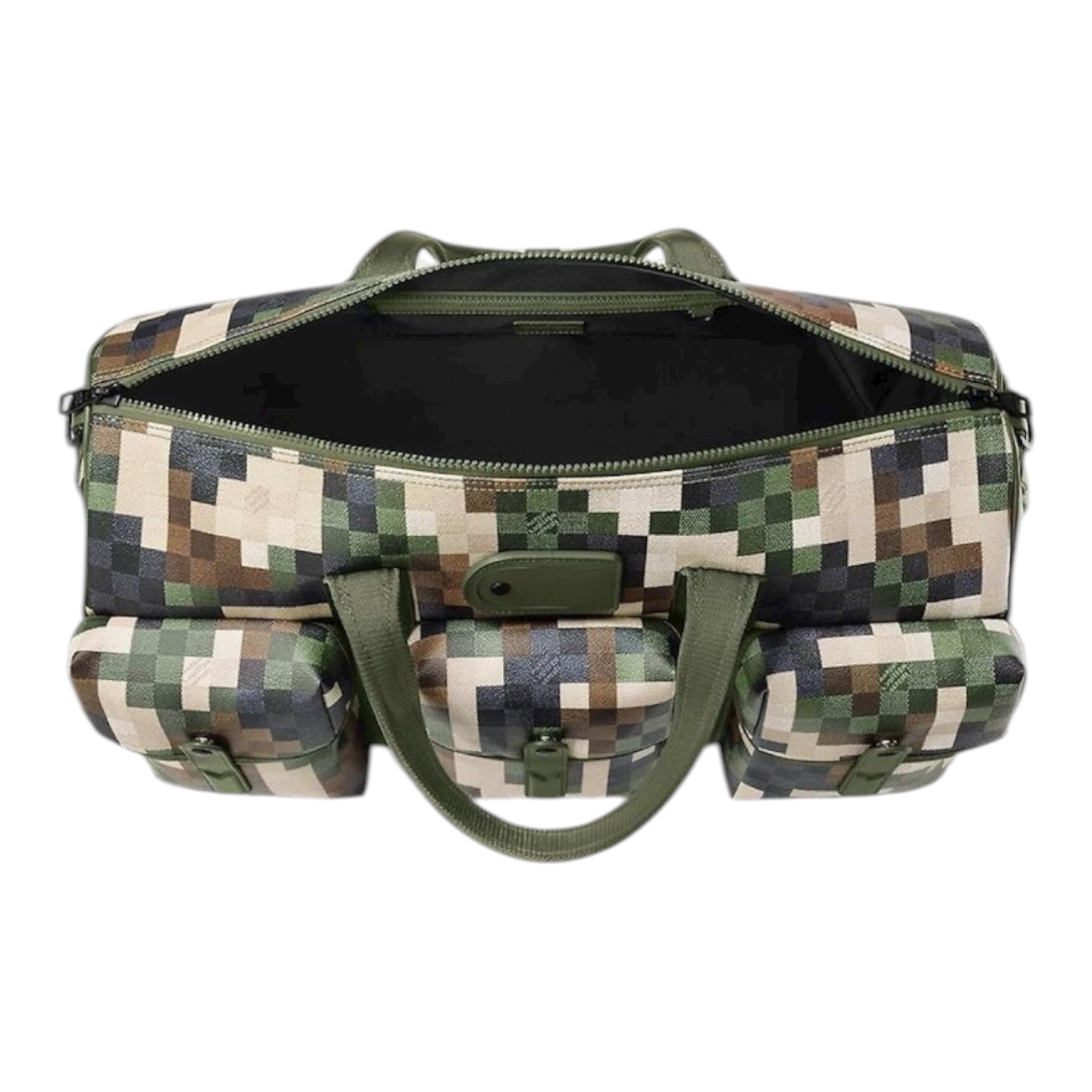 Abbesses Louis Vuitton Lv Damouflage Trail Keepall 55 Green