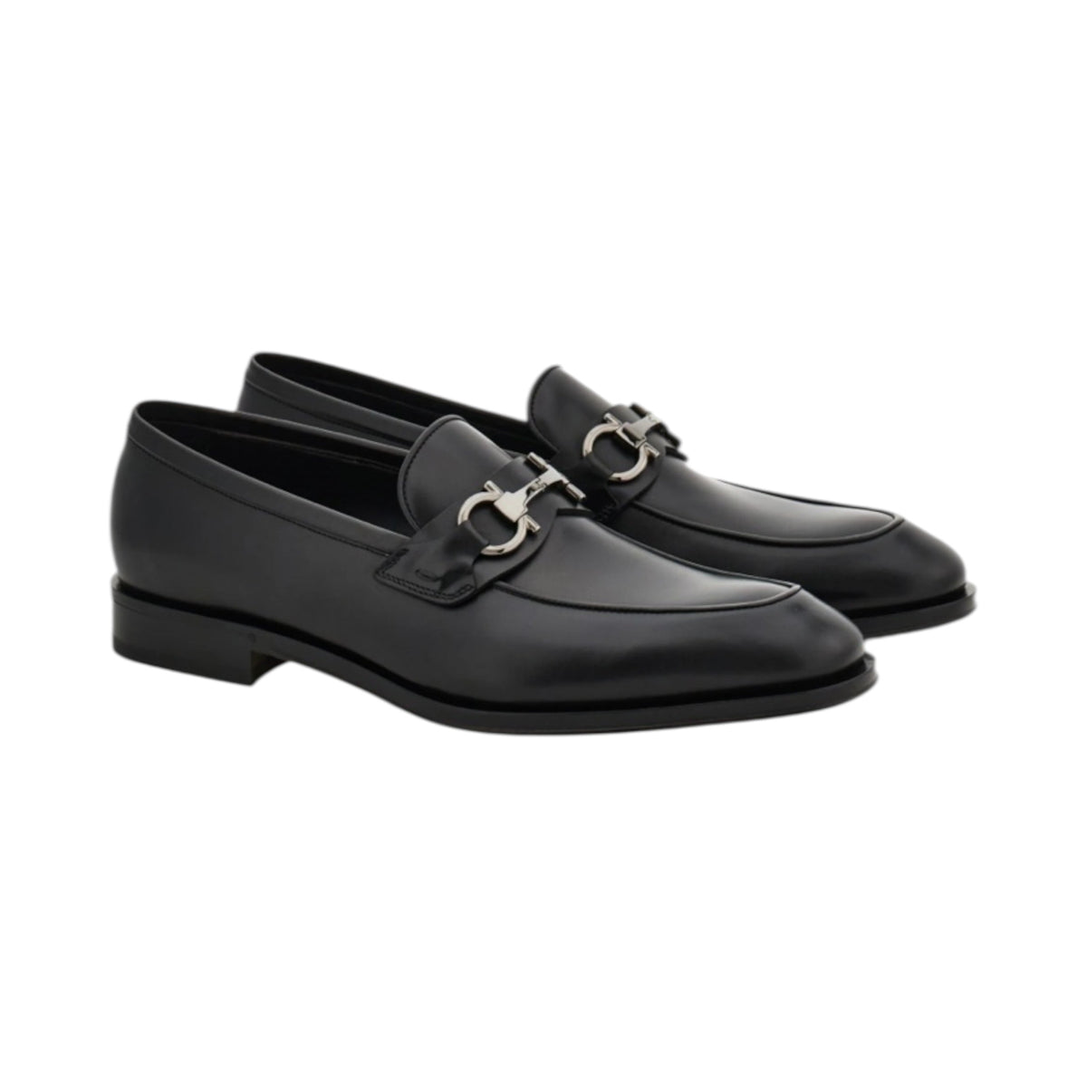 Loafer with Gancini buckle