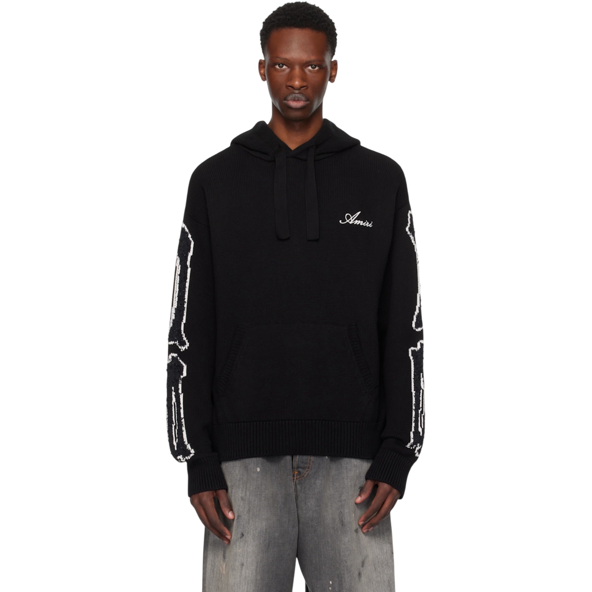 AMIRI Black Bones Hoodie