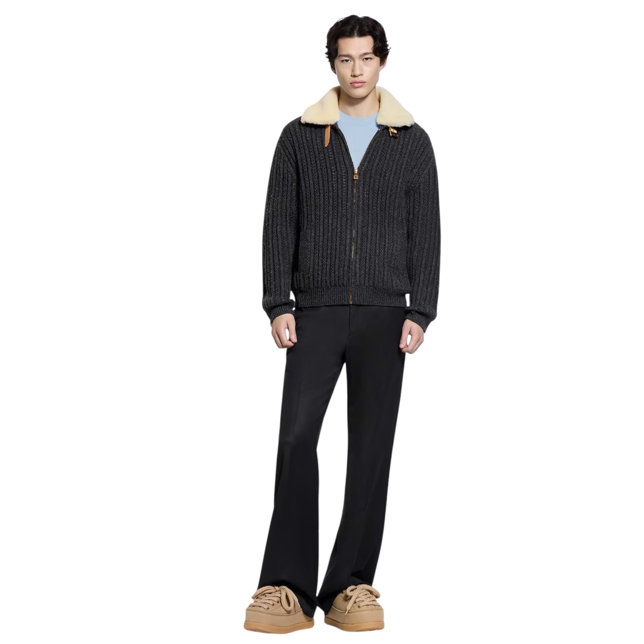 Cashmere-Wool Blouson