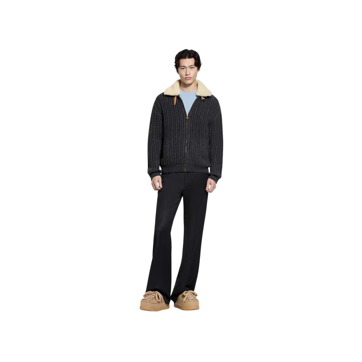 Cashmere-Wool Blouson