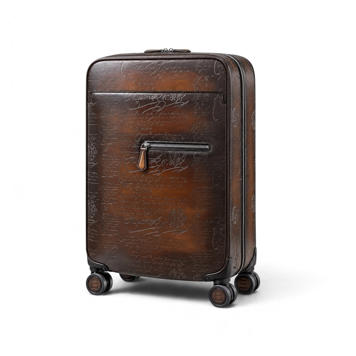 Berluti - Formula 1004 Scritto Leather Rolling Suitcase