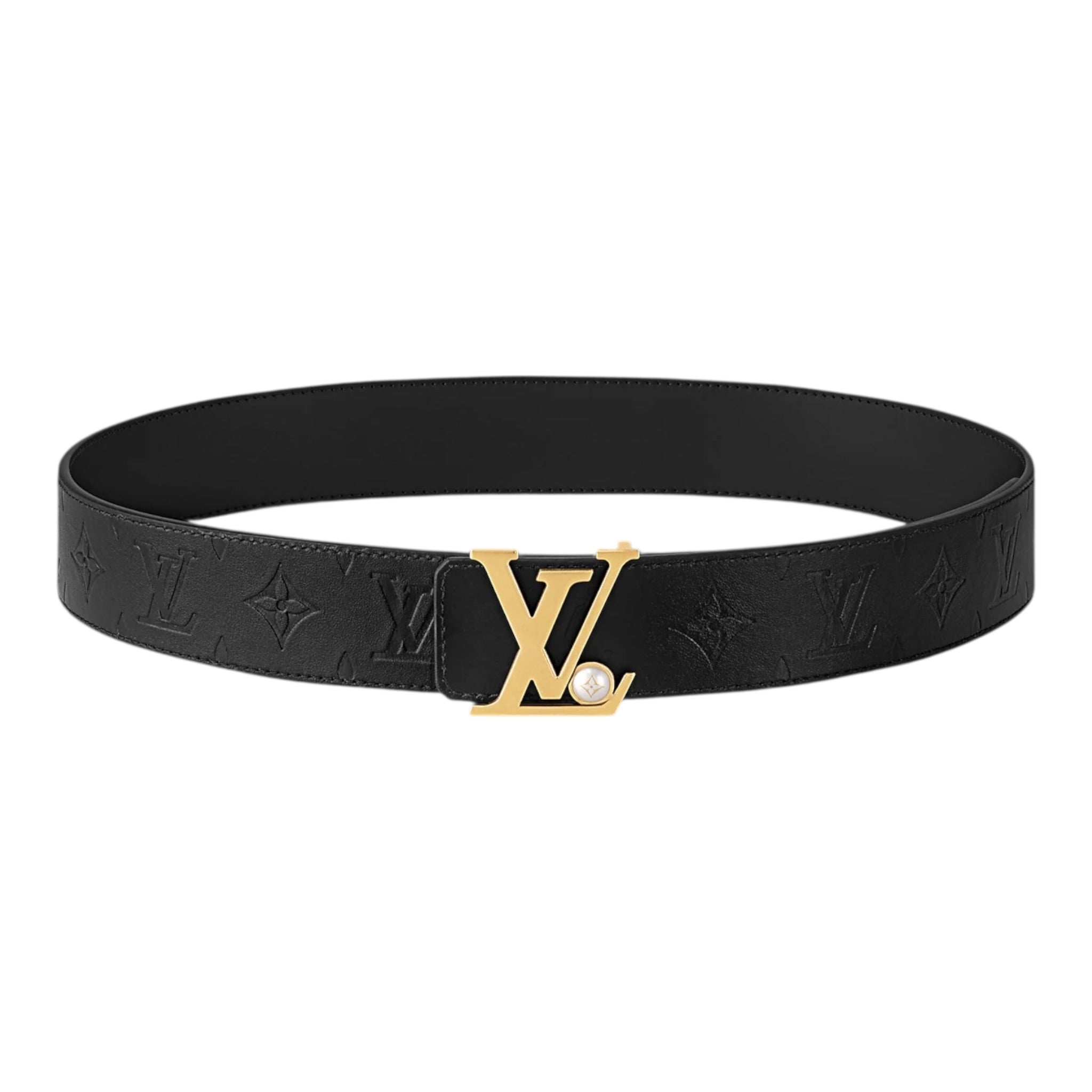 LV Initiales Pearls 40mm Reversible Belt
